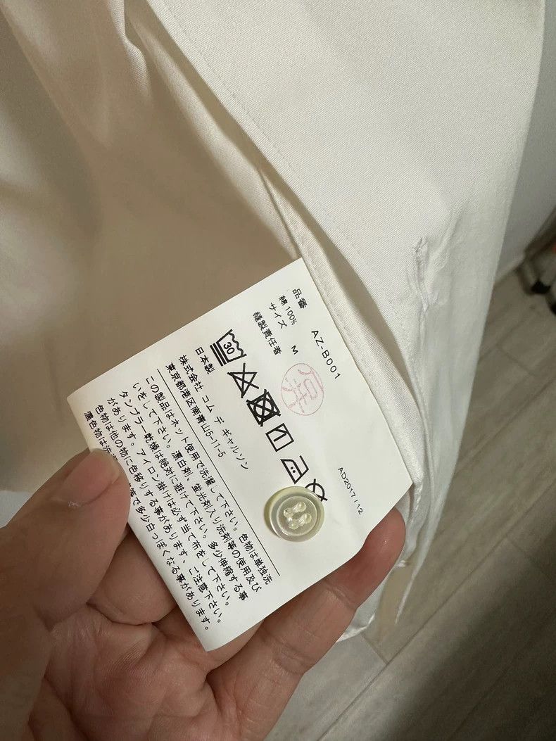 Comme des Garcons Comme Des Garcons Plain White Shirt Size M / US 6-8 / IT 42-44 - 4 Thumbnail