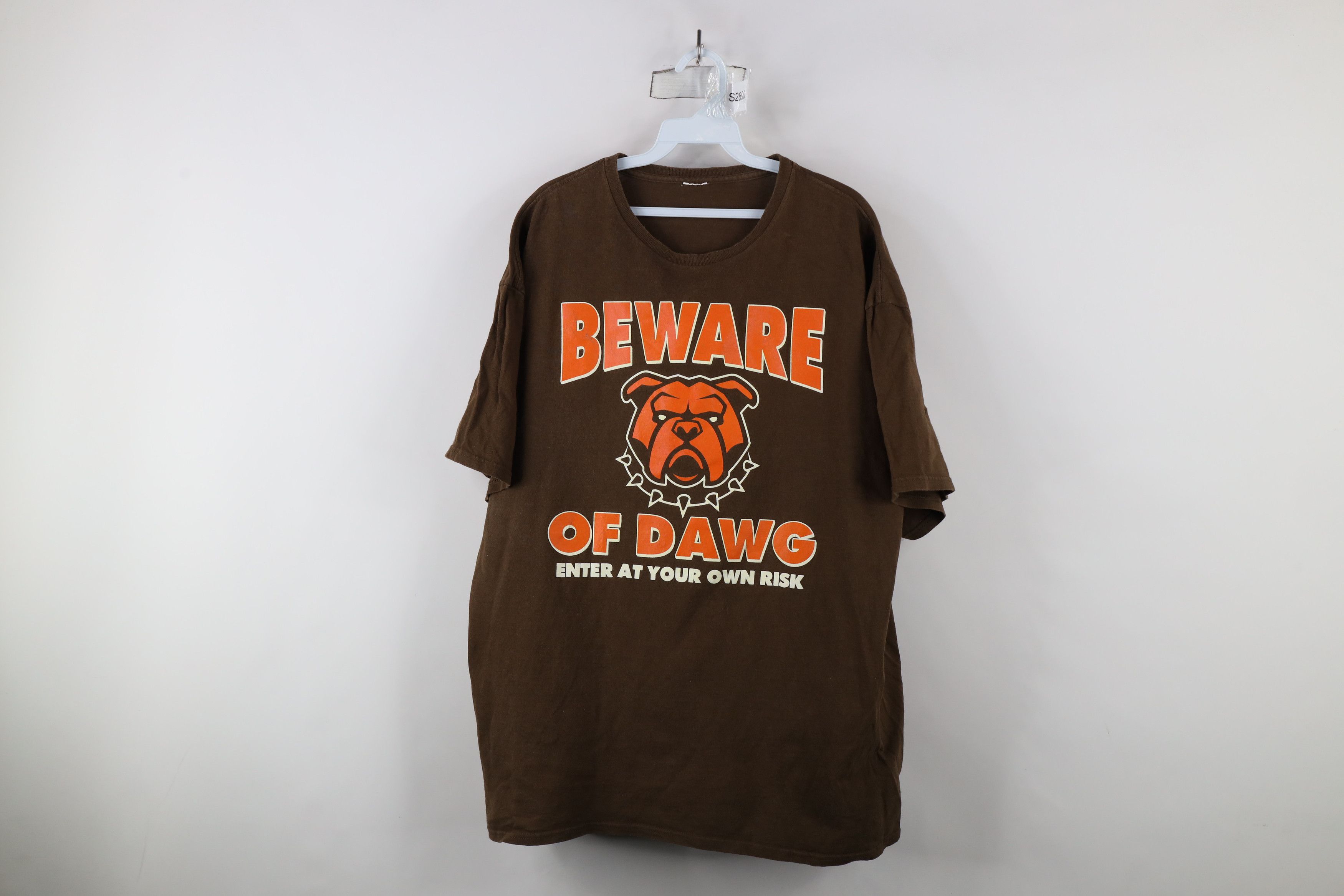 Vintage Vintage 90s Y2K of Dawg Cleveland Browns Football T-Shirt Size US XL / EU 56 / 4 - 1 Thumbnail