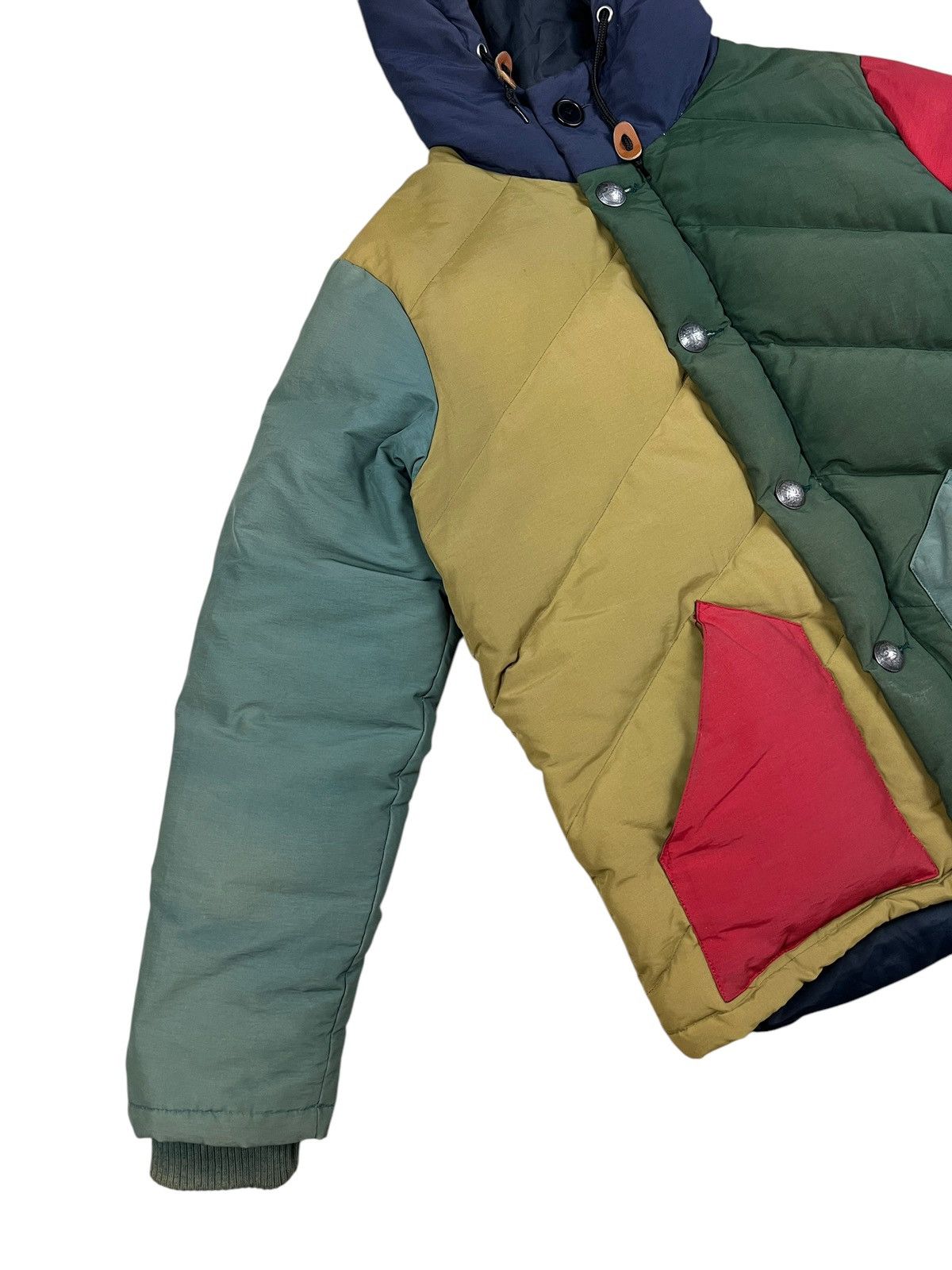 Japanese Brand × go slow caravan Go Slow Caravan Multicolor Puffer Down Jacket Size US L / EU 52-54 / 3 - 5 Thumbnail