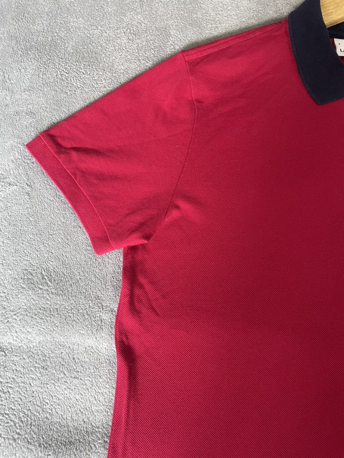 Lacoste VINTAGE BIG LOGO LACOSTE DEPUIS 1927 PARIS TSHIRT COLLAR Size US M / EU 48-50 / 2 - 4 Thumbnail