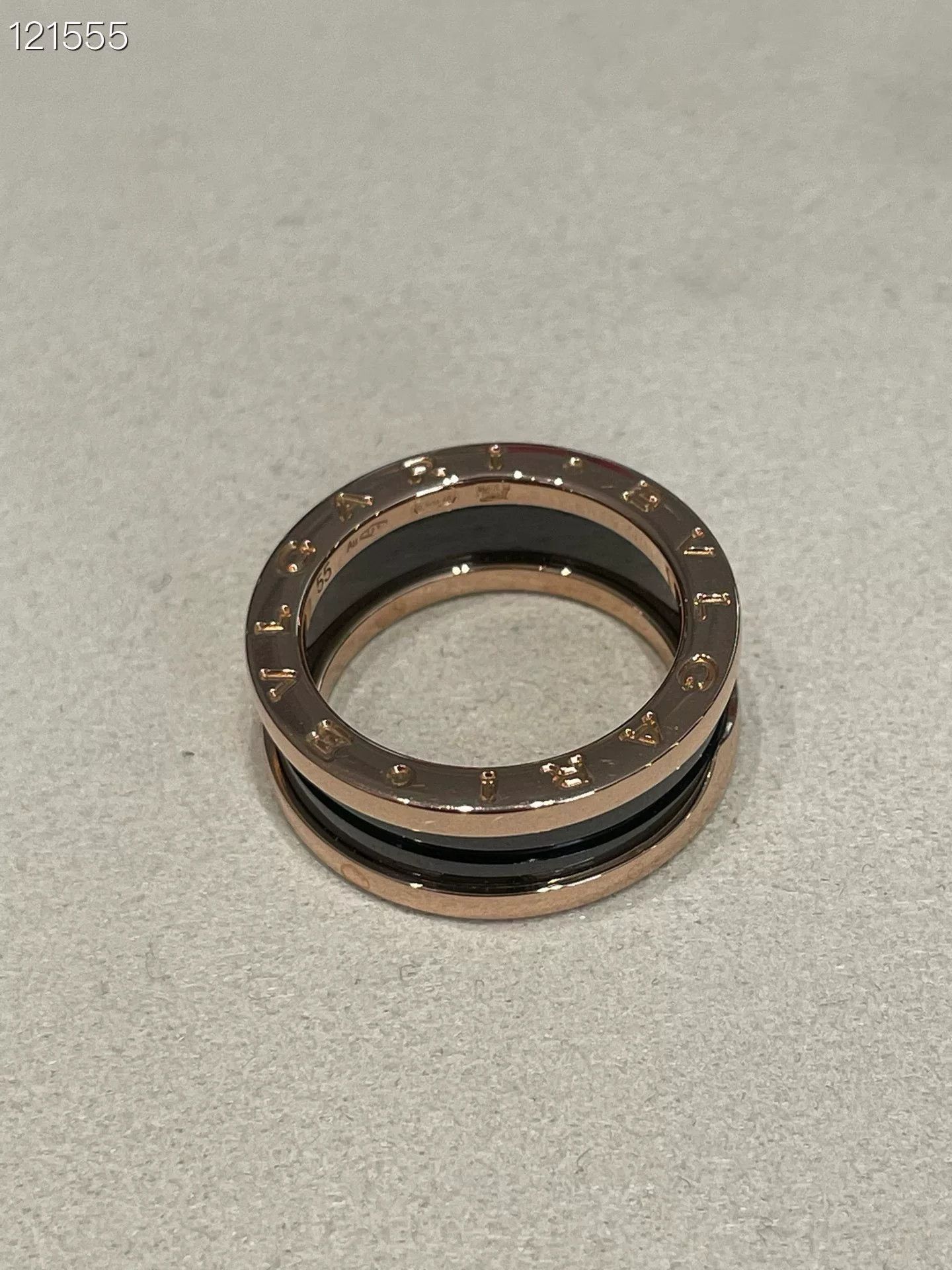 Bvlgari Bvlgari Classic Black Ceramic Ring Size ONE SIZE - 1 Thumbnail