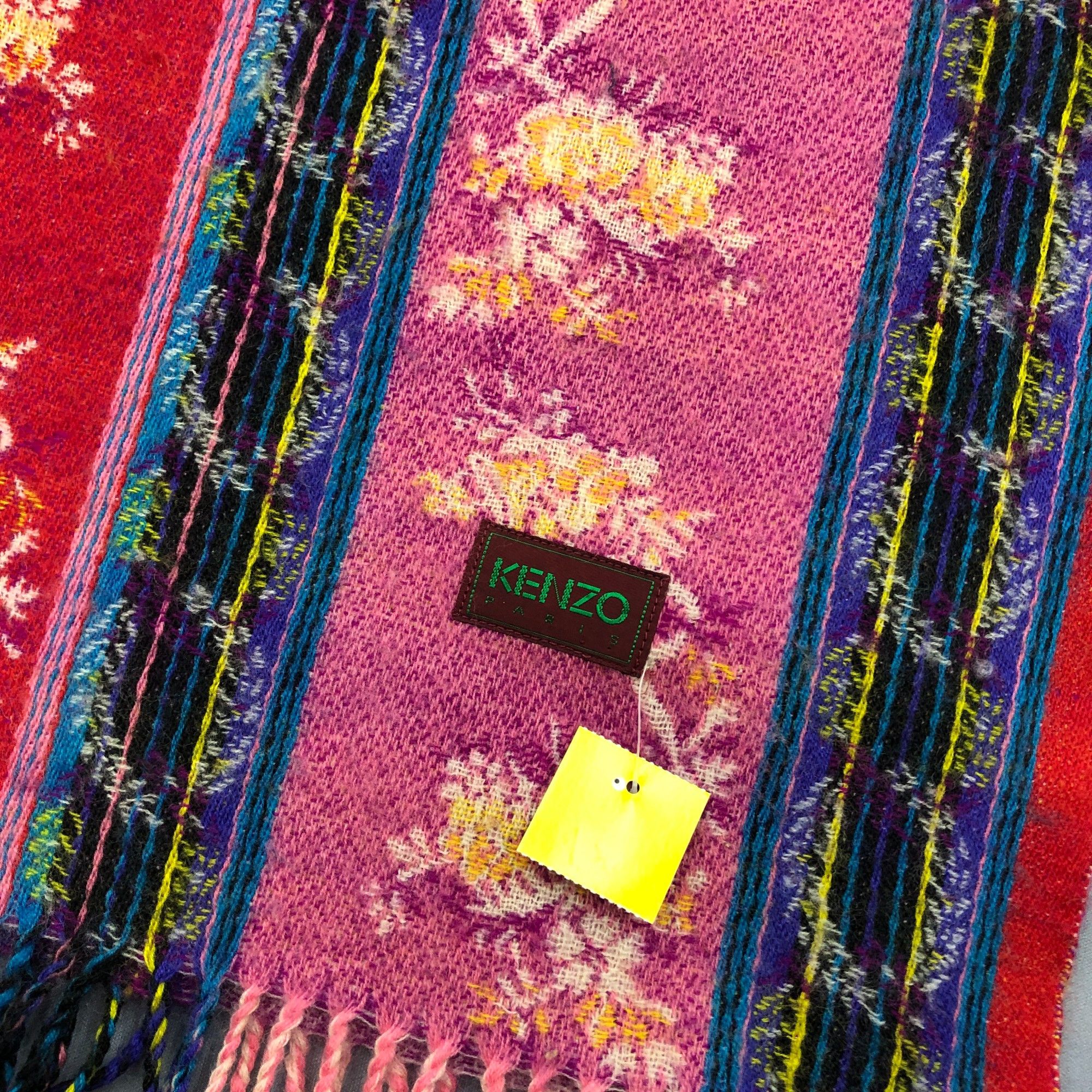 Kenzo Vintage Kenzo Scarf Long Shawl Stoles Wool Scarves. Size ONE SIZE - 8 Thumbnail