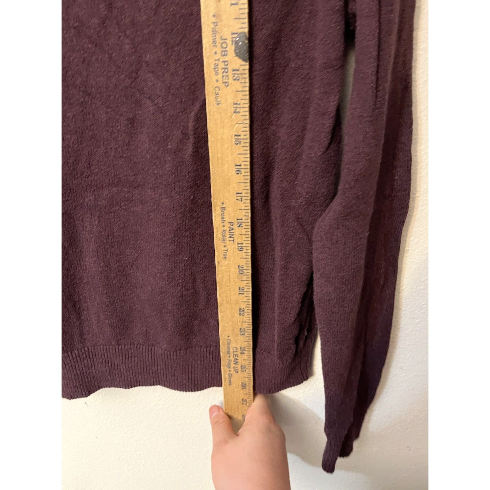 Banana Republic VINTAGE Banana Republic Sweater Mens Size Small Maroon Cozy Shawl-Collar Sweater Size US S / EU 44-46 / 1 - 4 Thumbnail