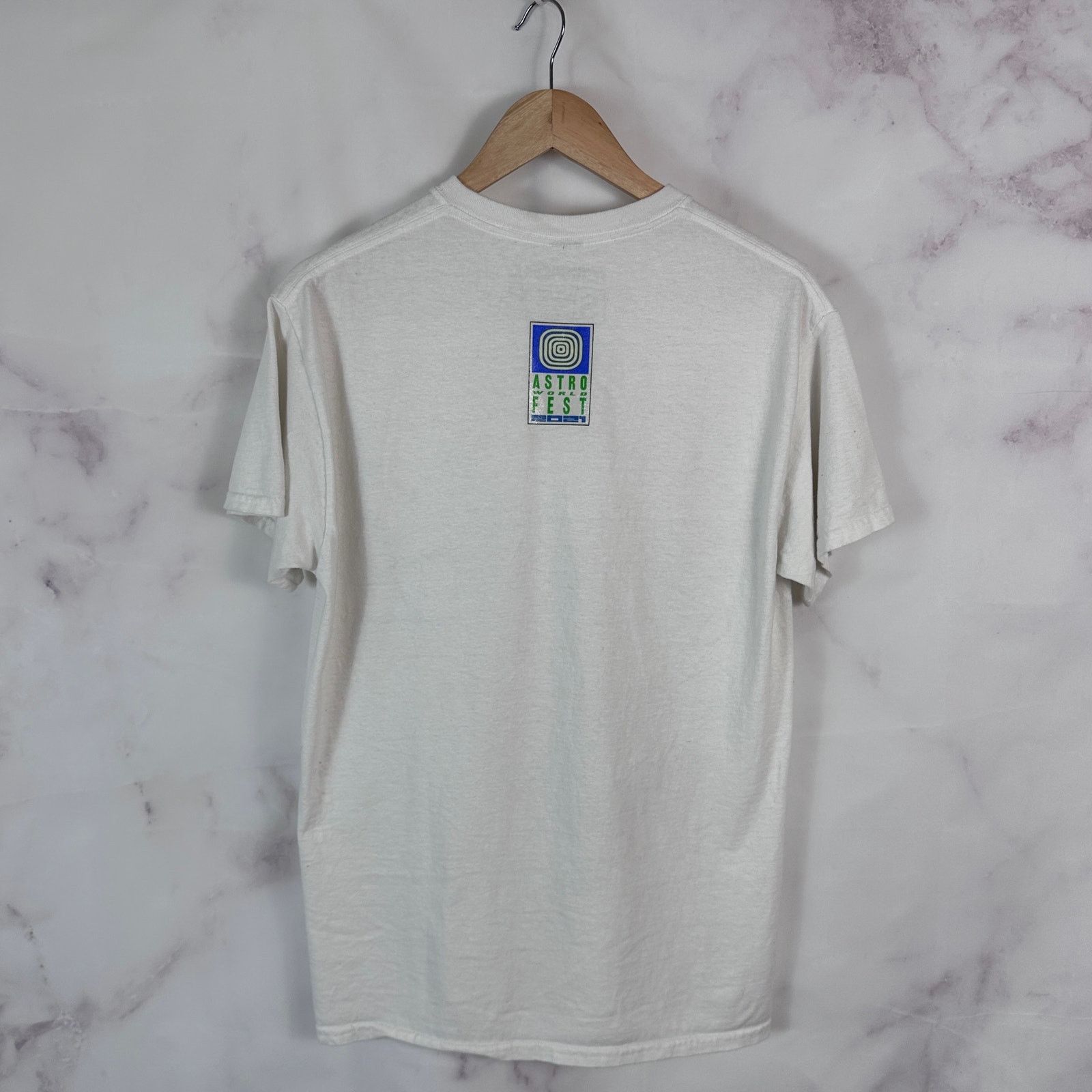 Travis Scott Astroworld Fest 2021 White Graphic Tee Size US S / EU 44-46 / 1 - 3 Thumbnail