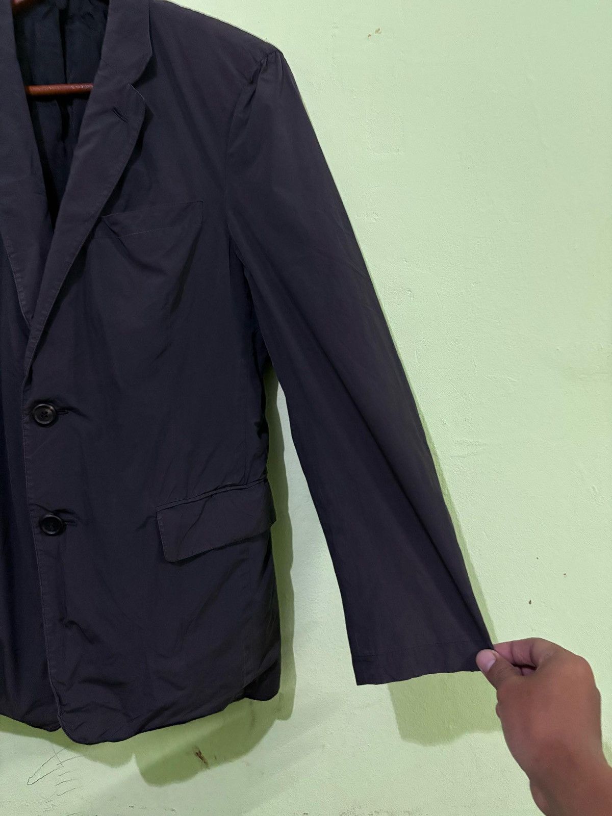 Prada Prada Luxury Suit Jacket Nice Design Size 48R - 3 Thumbnail