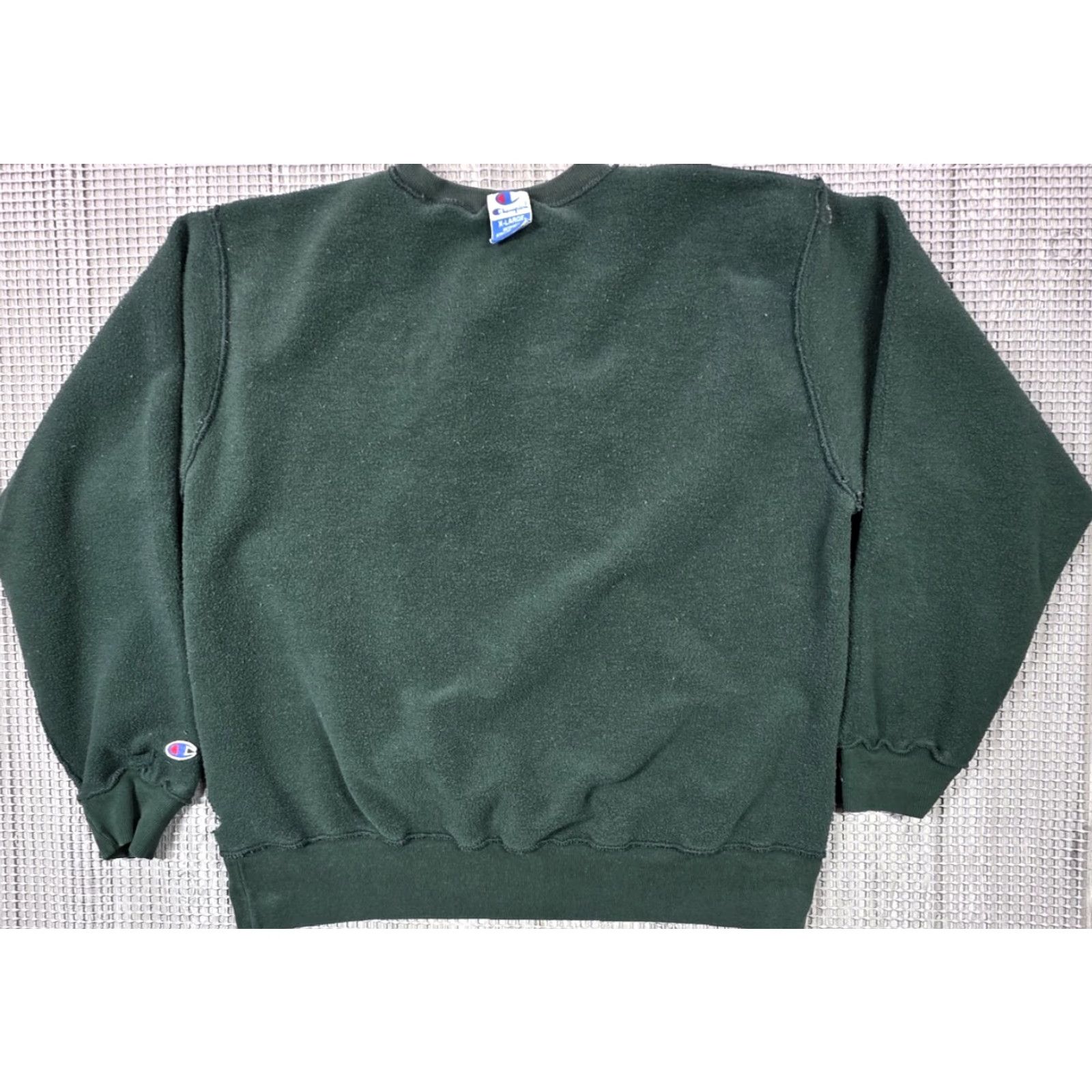 Champion VTG 90S INSIDE OUT CHAMPION CREWNECK SWEATSHIRT GREEN PURPLE EMBROIDERED XL RARE Mens Sweatshirt Champion Crewneck Size US XL / EU 56 / 4 - 7 Thumbnail
