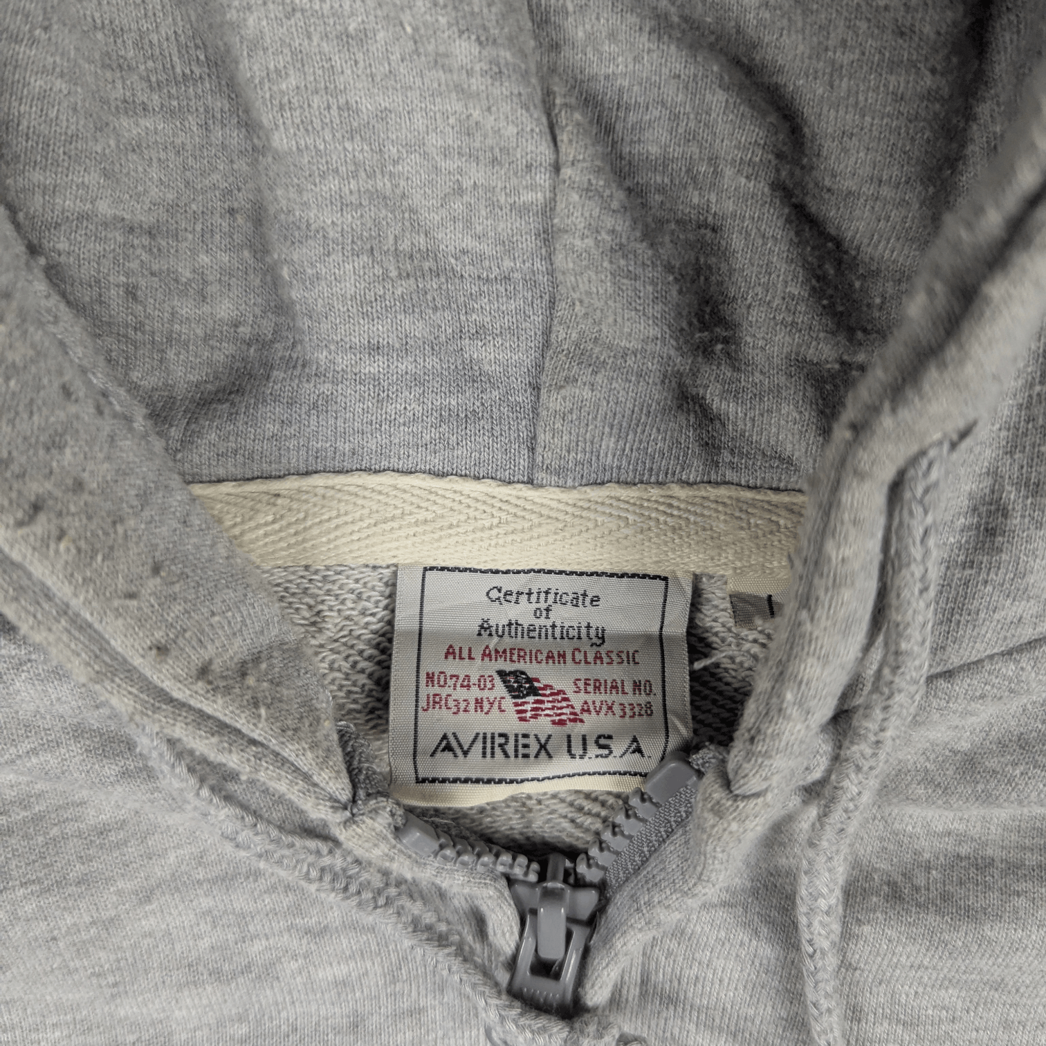 Avirex AVIREX US Army Air Forces Big Logo Zipper Hoodie Size US M / EU 48-50 / 2 - 10 Thumbnail