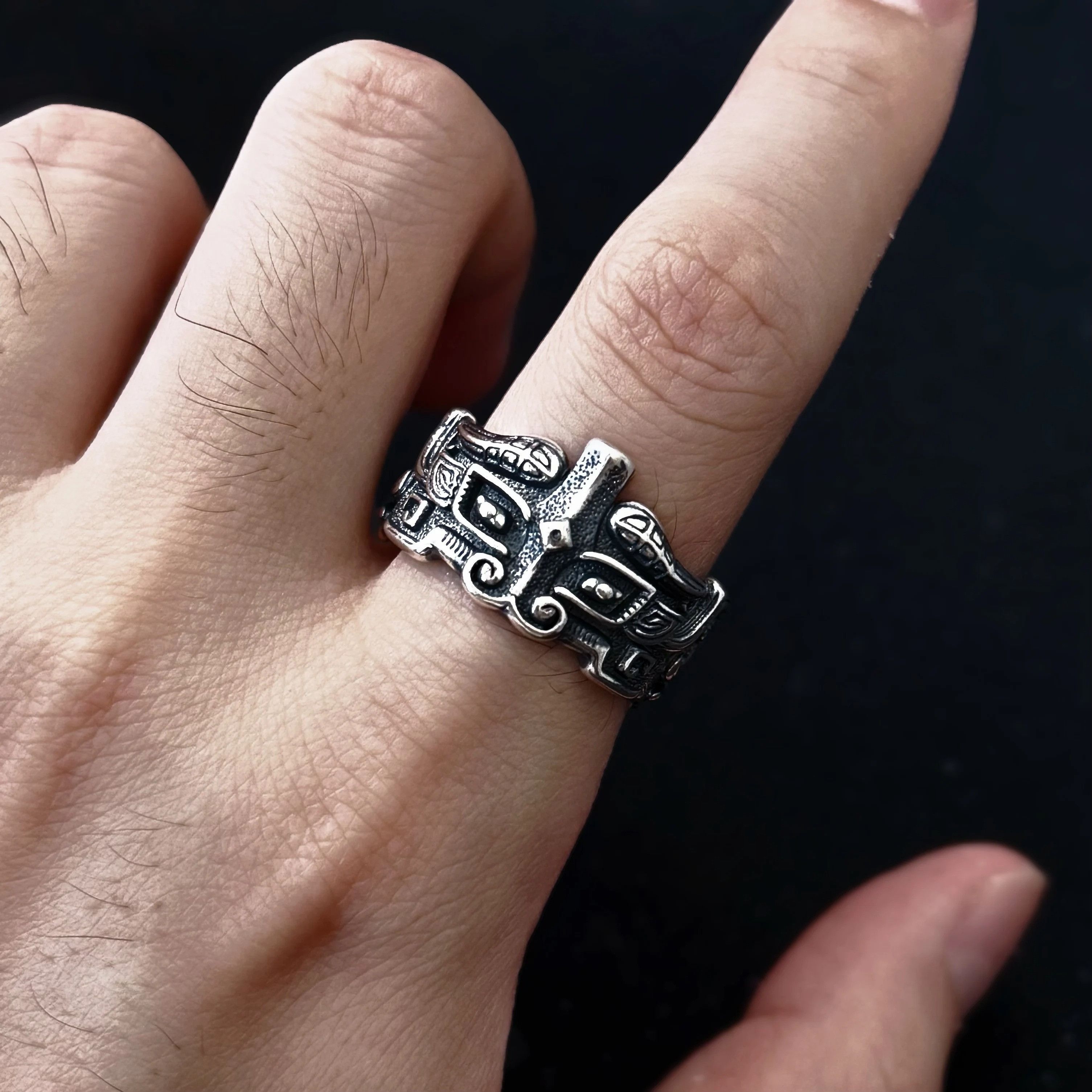 Japanese Brand Retro Wealth-Guarding Ring Size ONE SIZE - 1 Thumbnail
