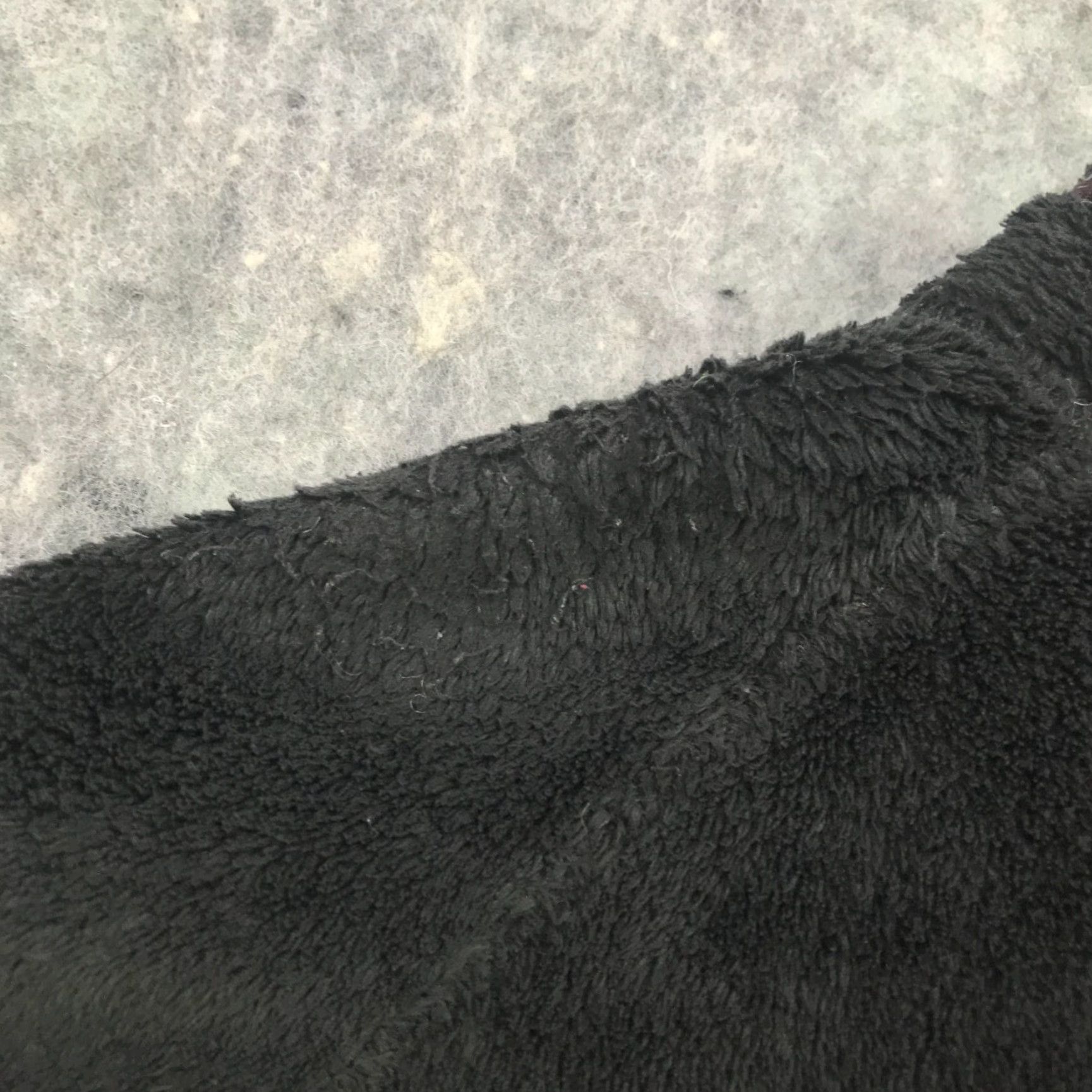 Black Diamond VINTAGE Black Diamond Womens Jacket XL Black Full Zip Fleece Long Sleeve Velvet Pockets - 80s/90s Inspired? Size XL / US 12-14 / IT 48-50 - 6 Thumbnail