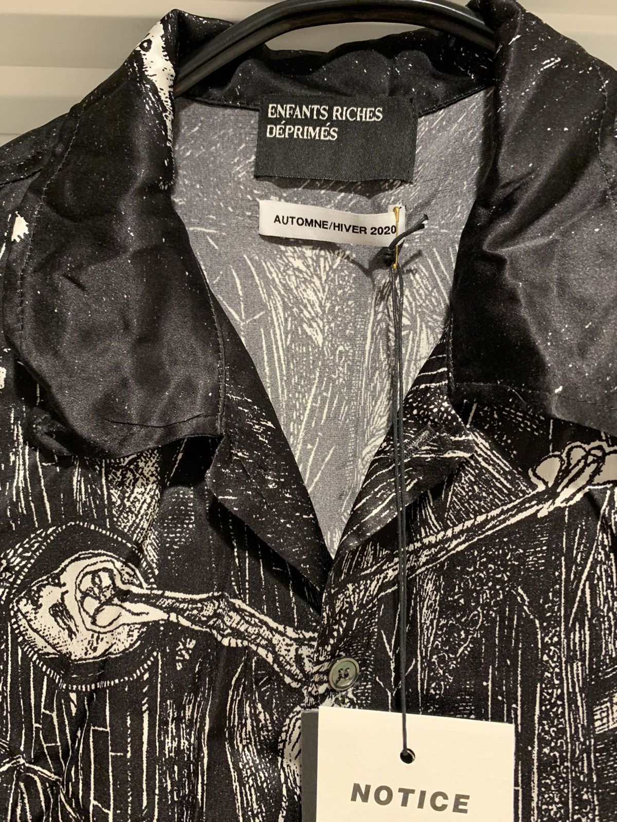 Enfants Riches Deprimes (New) ERD AW’20 “Rudimentary” Silk shirt / LS Size US M / EU 48-50 / 2 - 7 Thumbnail