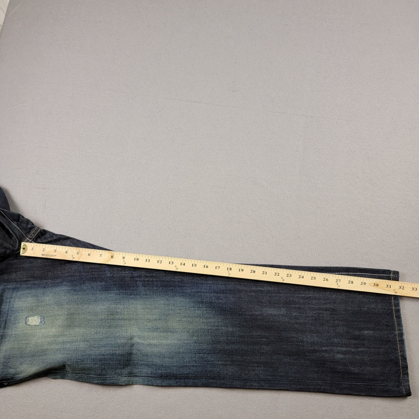 Tommy Hilfiger Tommy Hilfiger Denim Destruction Abrasion Blue Mens Sz 36x32 Size US 36 / EU 52 - 13 Thumbnail