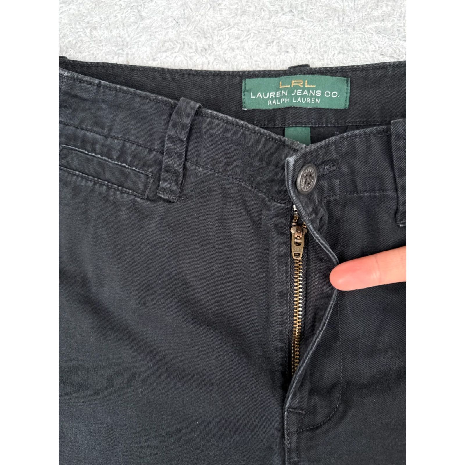 Ralph Lauren Lauren Ralph Lauren Shorts Women 2P Petite Black 100% Cotton Twill Chino Hiking Camp 26x6 Womens Size 26" / US 2 / IT 38 - 6 Thumbnail