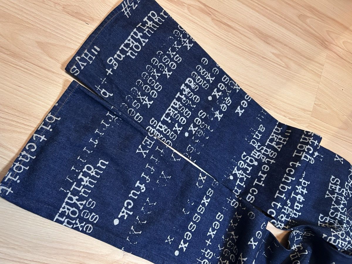 Hysteric Glamour typewriter jeans Size 27" / US 4 / IT 40 - 8 Thumbnail