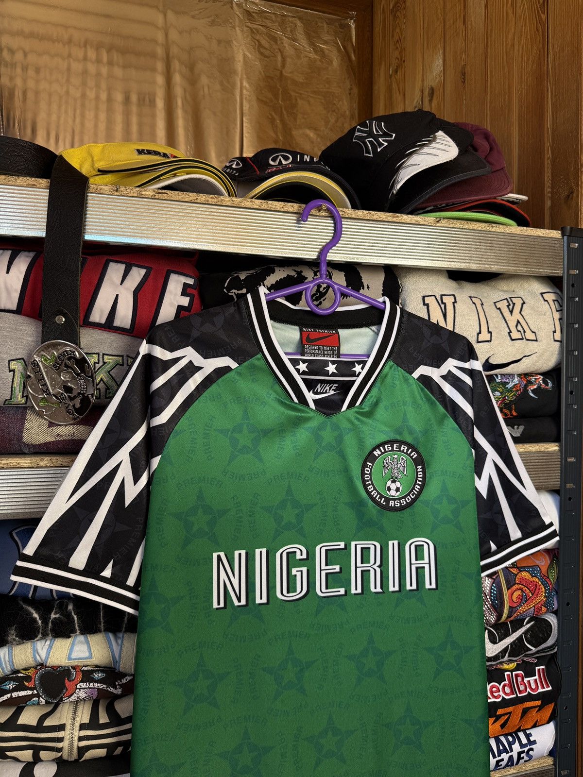 Nike 1998/2000 Nike Nigeria Vintage Soccer Jersey T-Shirt Tee Size US L / EU 52-54 / 3 - 3 Thumbnail