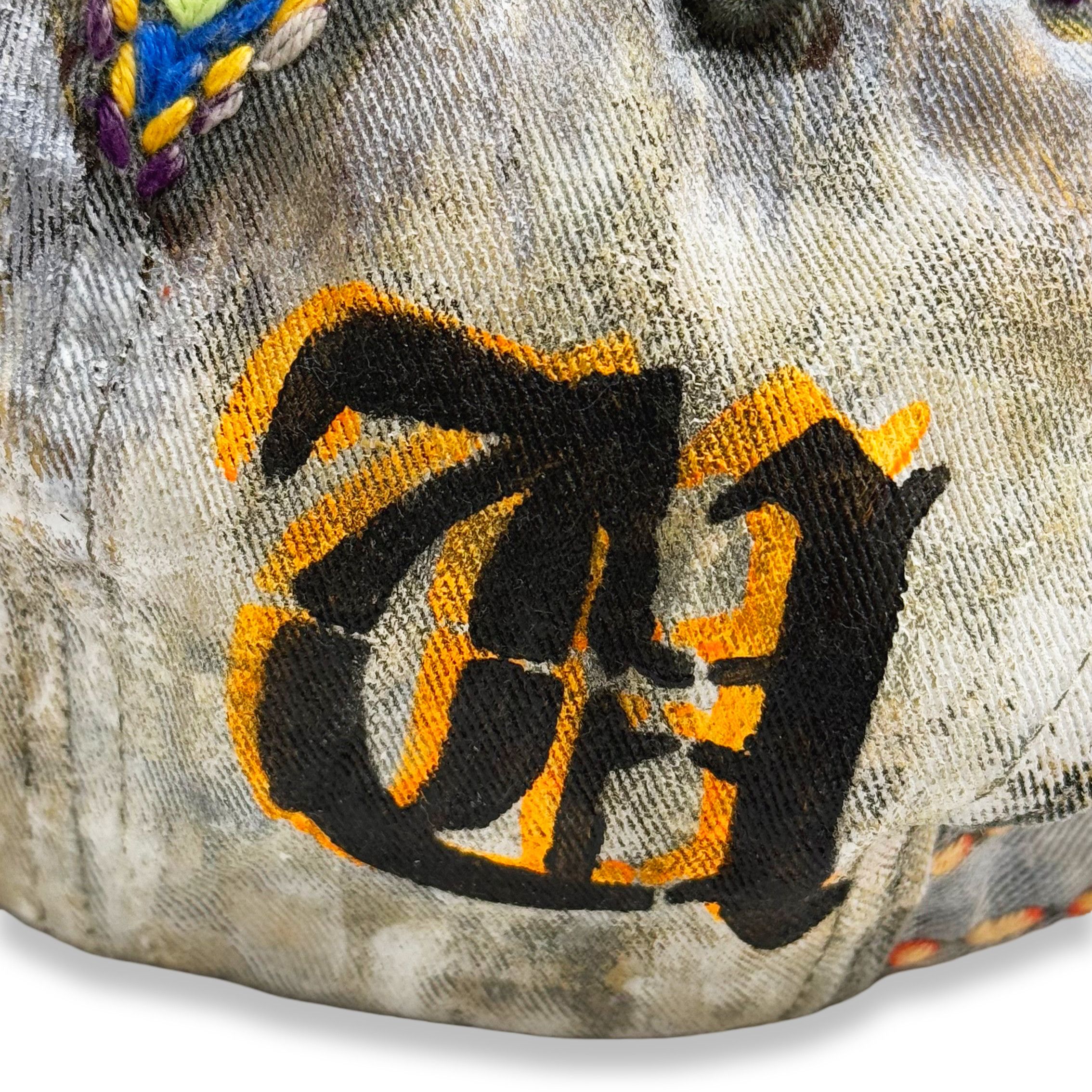 Other Suture Studios Hand Painted Sashiko Embroidered 6-Panel Hat Size ONE SIZE - 9 Thumbnail