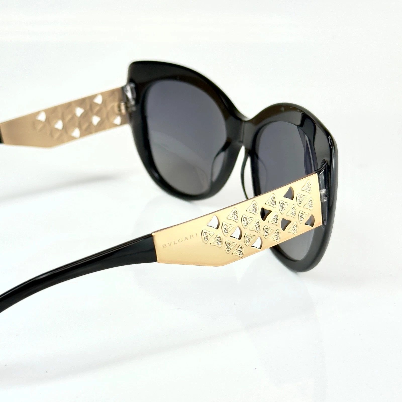 Bvlgari BULGARI BV8198B DIVAS DREAM Black POLARIZED Sunglasses 8198 Size ONE SIZE - 3 Thumbnail