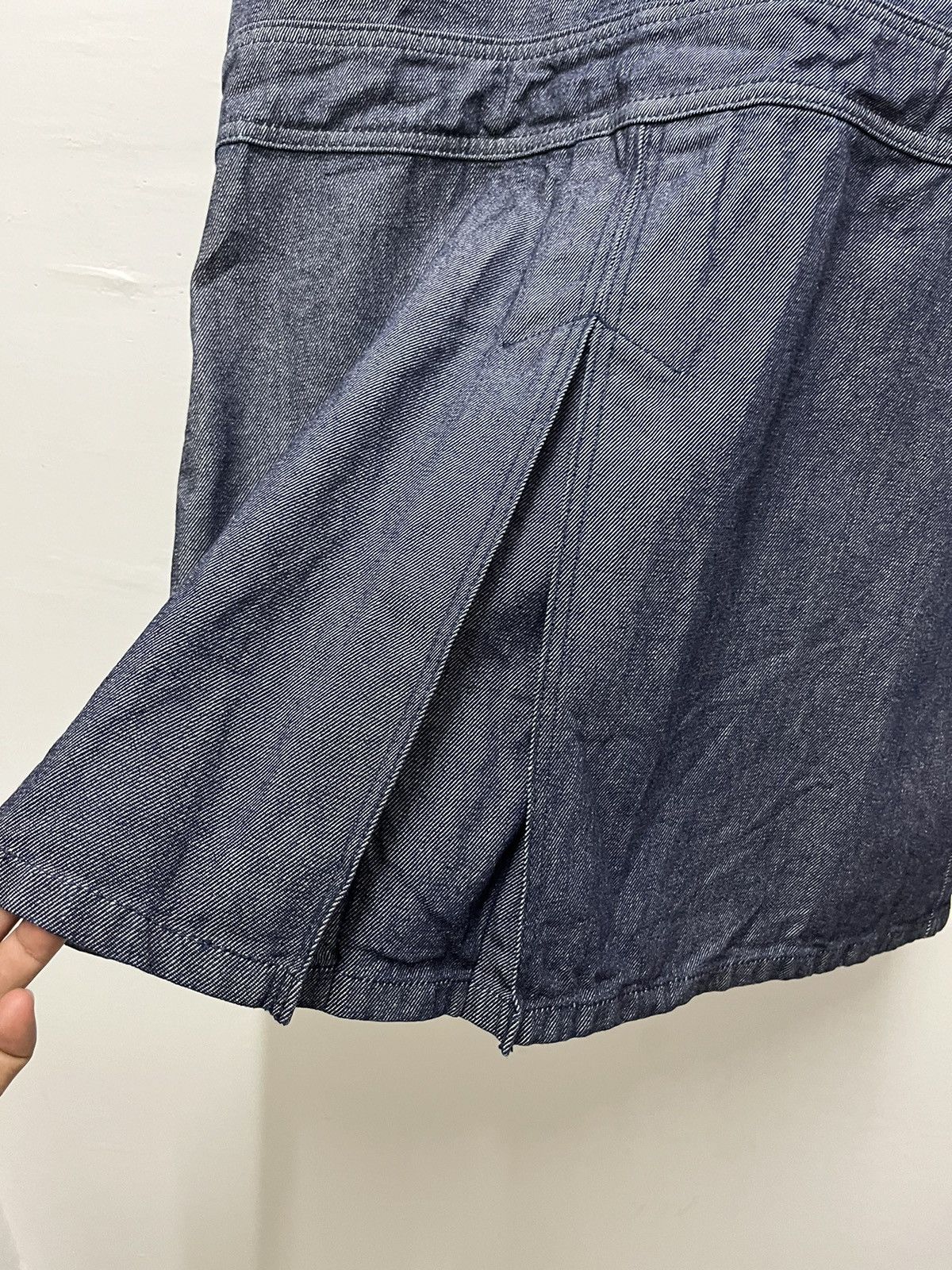 Issey Miyake Sunao Kuwahara Sleeveless Denim Dress Size M / US 6-8 / IT 42-44 - 10 Thumbnail