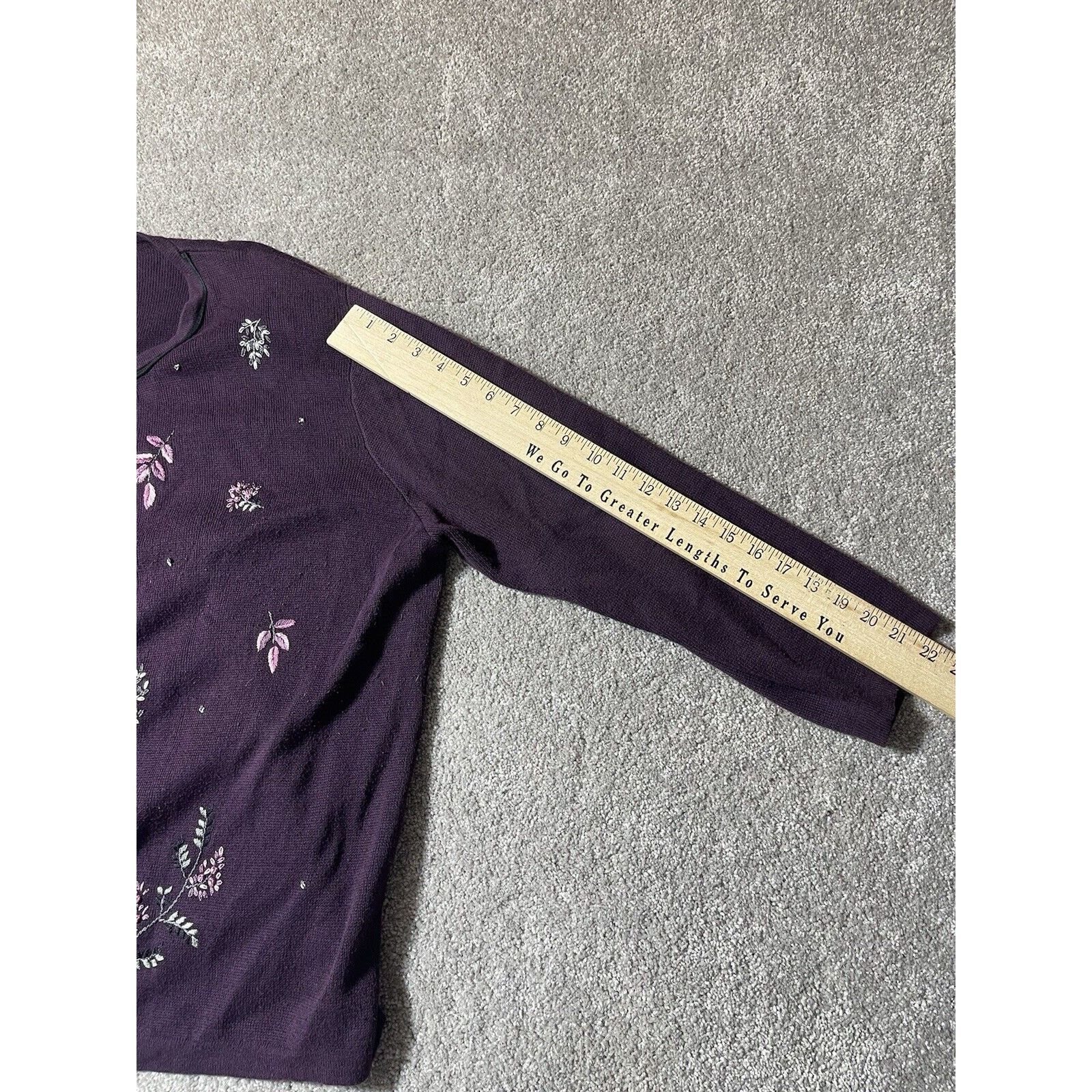 Other Vintage Dressbarn Sweater Womens Plus 3X Shoulder Pads Size 3XL / US 20-22 - 7 Thumbnail
