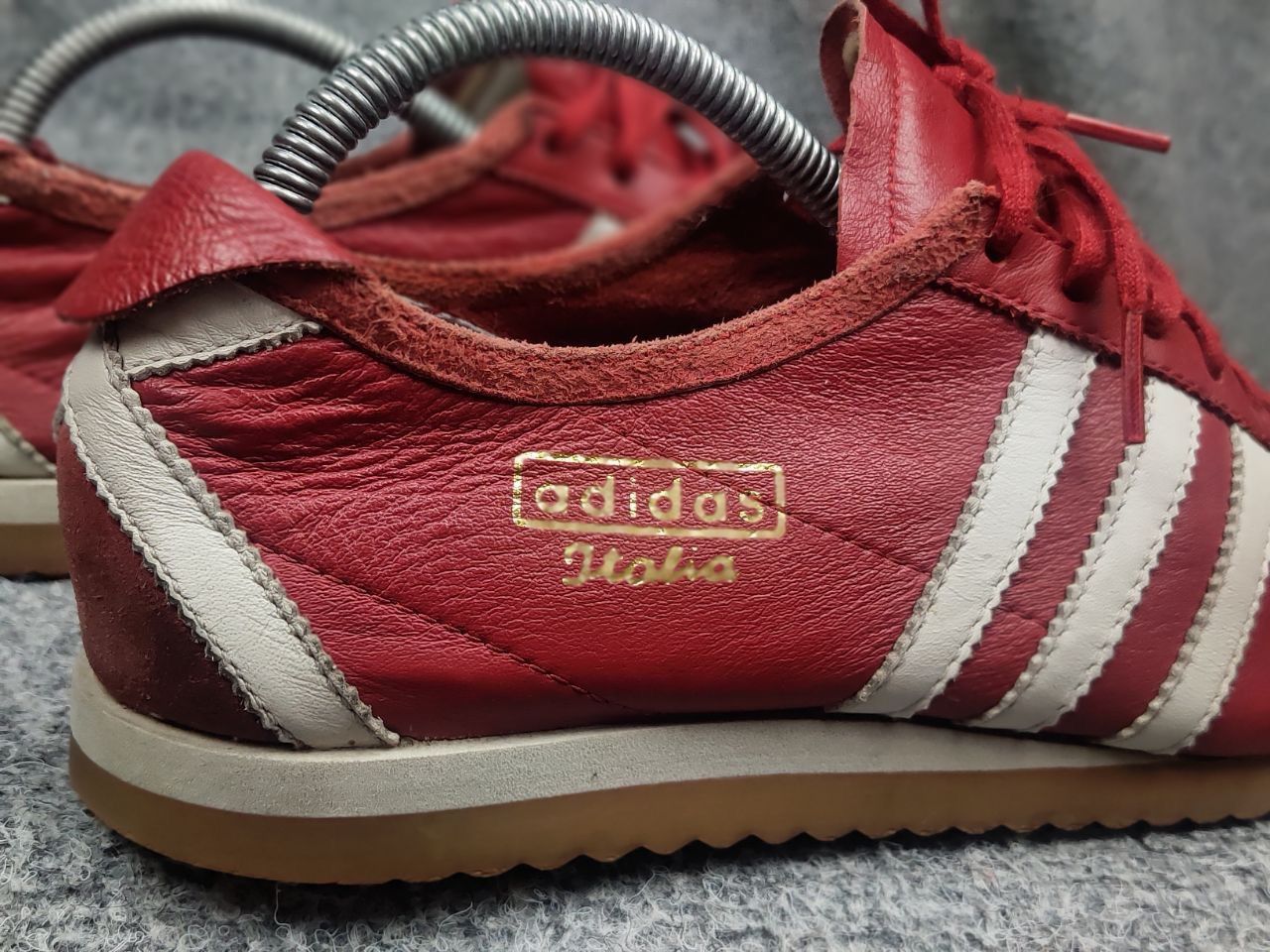 Adidas Vintage 2003 Adidas Italia Leather Red Retro Sneakers Size US 8 / EU 41 - 19 Thumbnail