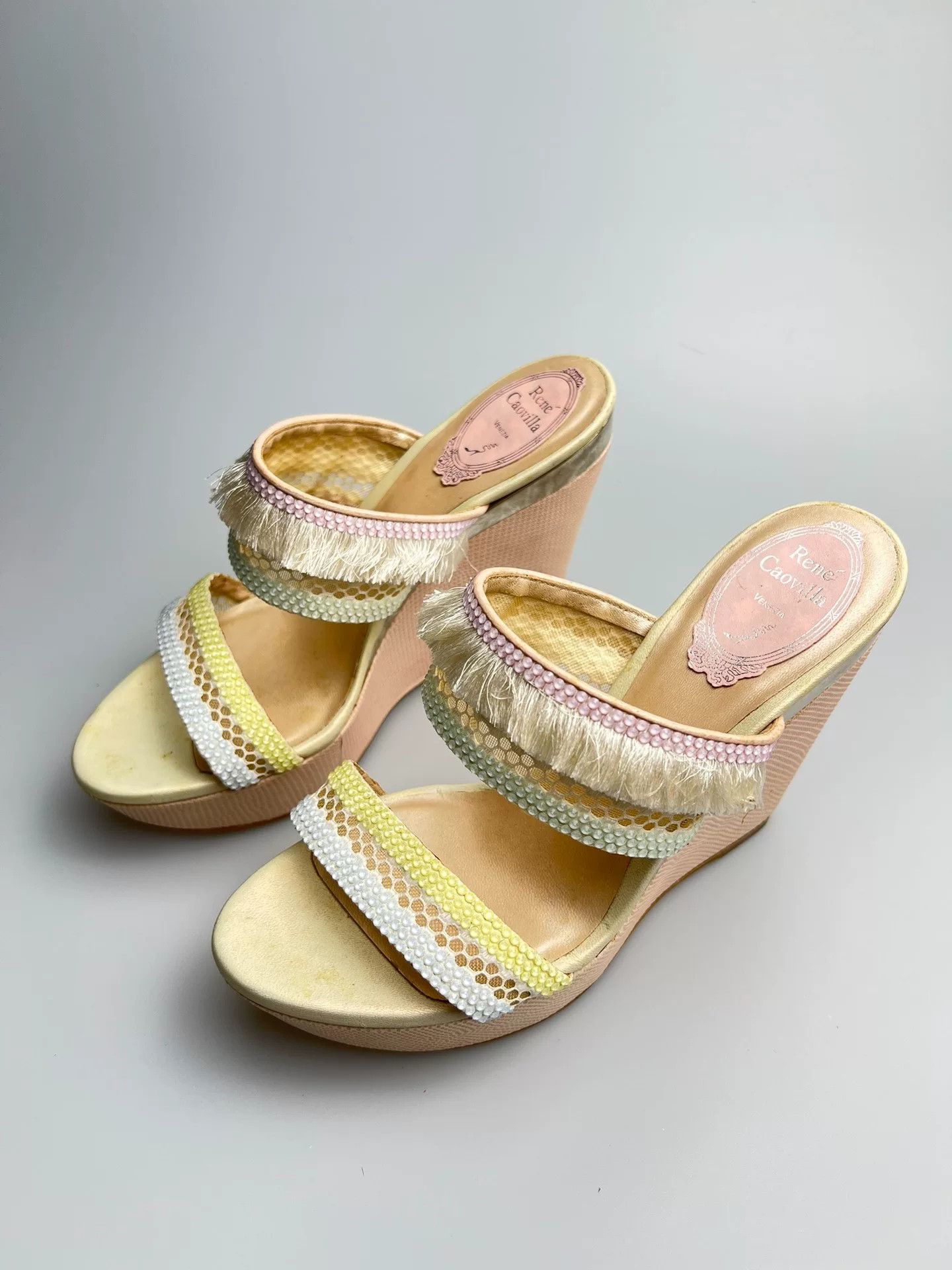 Rene Caovilla Rene Caovilla Clear Sandals us_8 Women Size US 8 / IT 38 - 1 Thumbnail