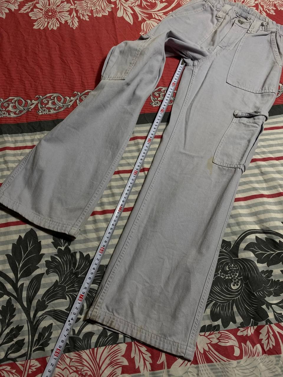 Japanese Brand Crazy Crash Dirty Baggy Faded Jean Japan Avant Garde Style Size US 32 / EU 48 - 12 Thumbnail