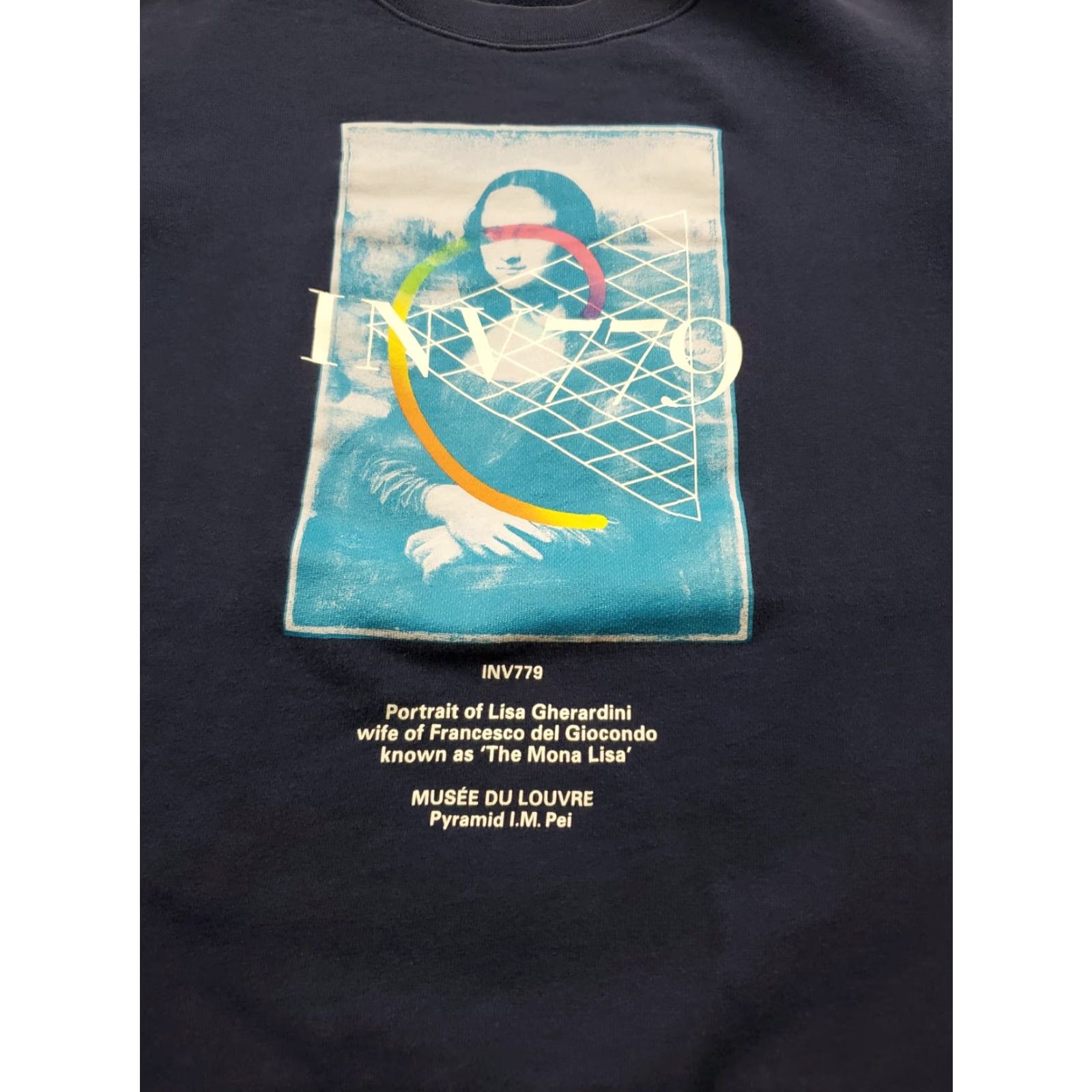 Uniqlo Uniqlo X Peter Saville Mona Lisa Sweatshirt Small Mens Blue Crew Neck Lourve Size US S / EU 44-46 / 1 - 4 Thumbnail