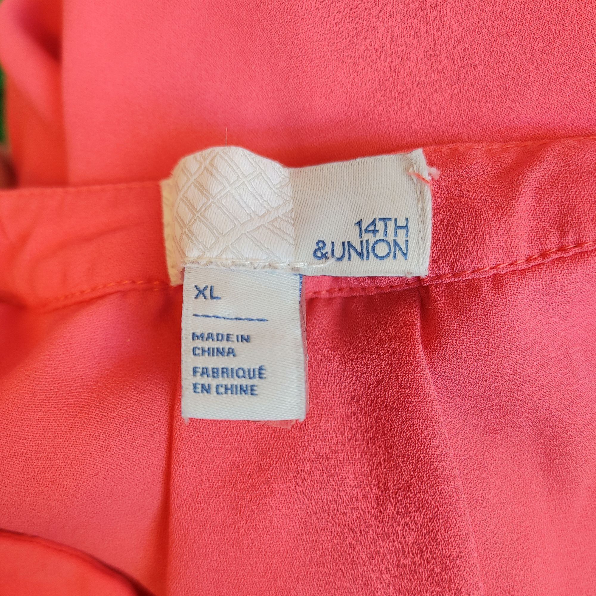 14th & Union Women's Sleeveless Drawstring V-Neck Dress Shirt - 14TH & Un Size XL / US 12-14 / IT 48-50 - 3 Thumbnail