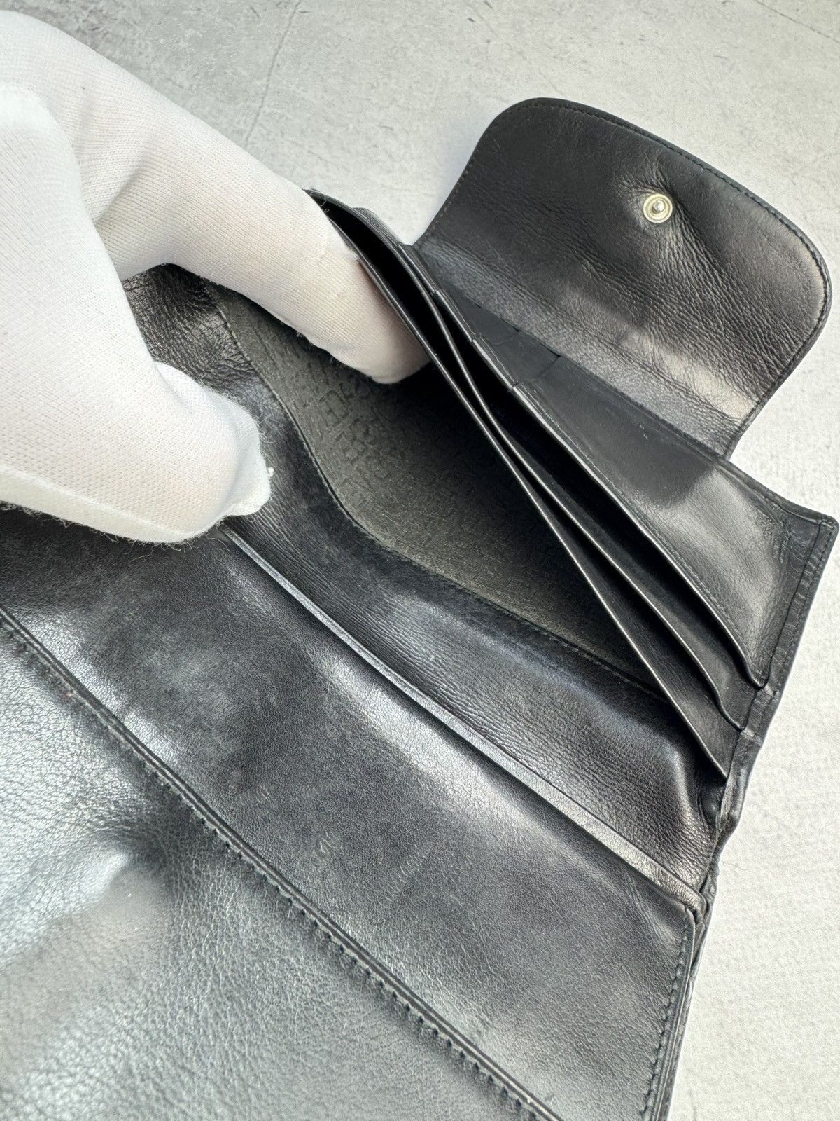 Versace Gianni Versace Vintage Black Leather Wallet Size ONE SIZE - 8 Thumbnail