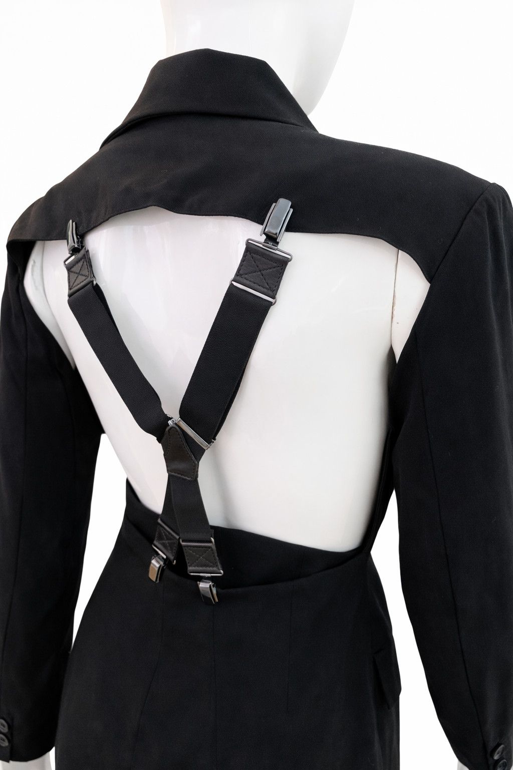 plein sud Plein Sud Archive Cut-Out Panel Strap Back Jacket Skirt Suit Size L / US 10 / IT 46 - 4 Thumbnail