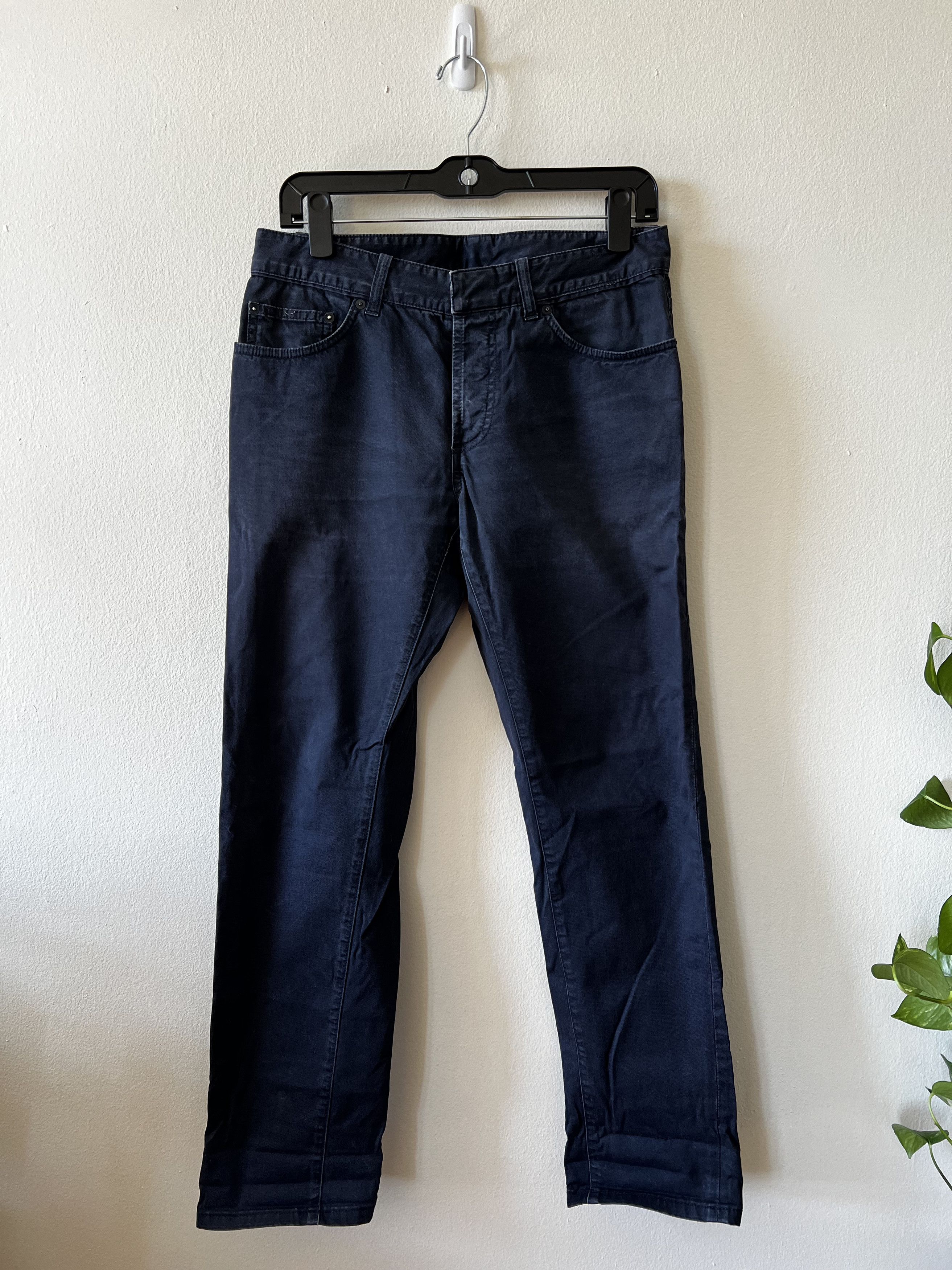 image of Balenciaga 5 Pocket Slim Pant in Navy, Men's (Size 30)