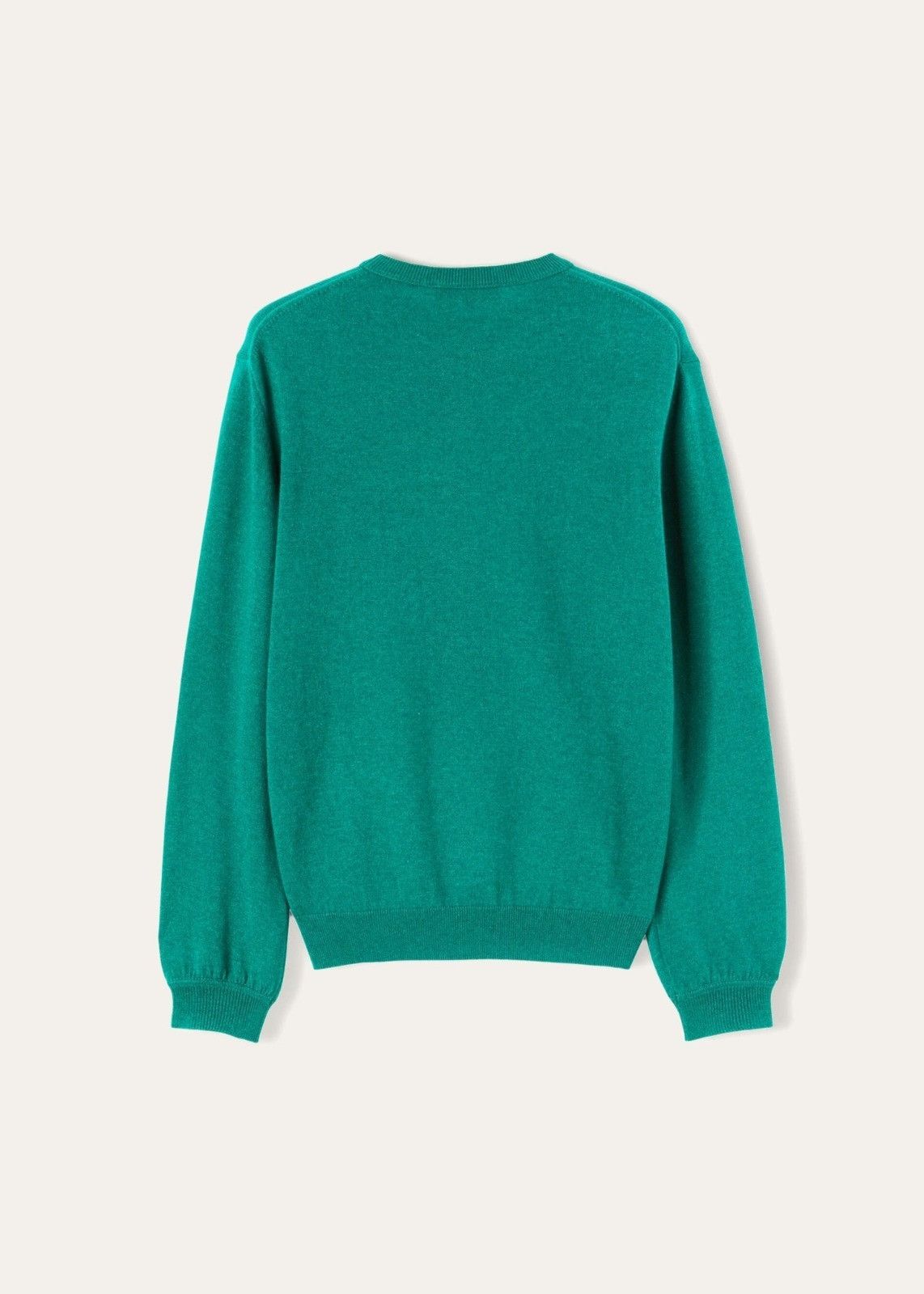 Loro Piana o1srvl11e0824 ICA Cashmere Crewneck Sweater in Teal Size XS / US 0-2 / IT 36-38 - 2 Thumbnail