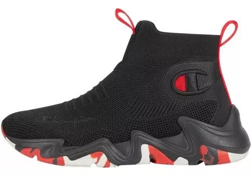 Champion o1s1wg110924 Spike-sock Flat Sneaker in Black Size US 9 / EU 42 - 1 Thumbnail