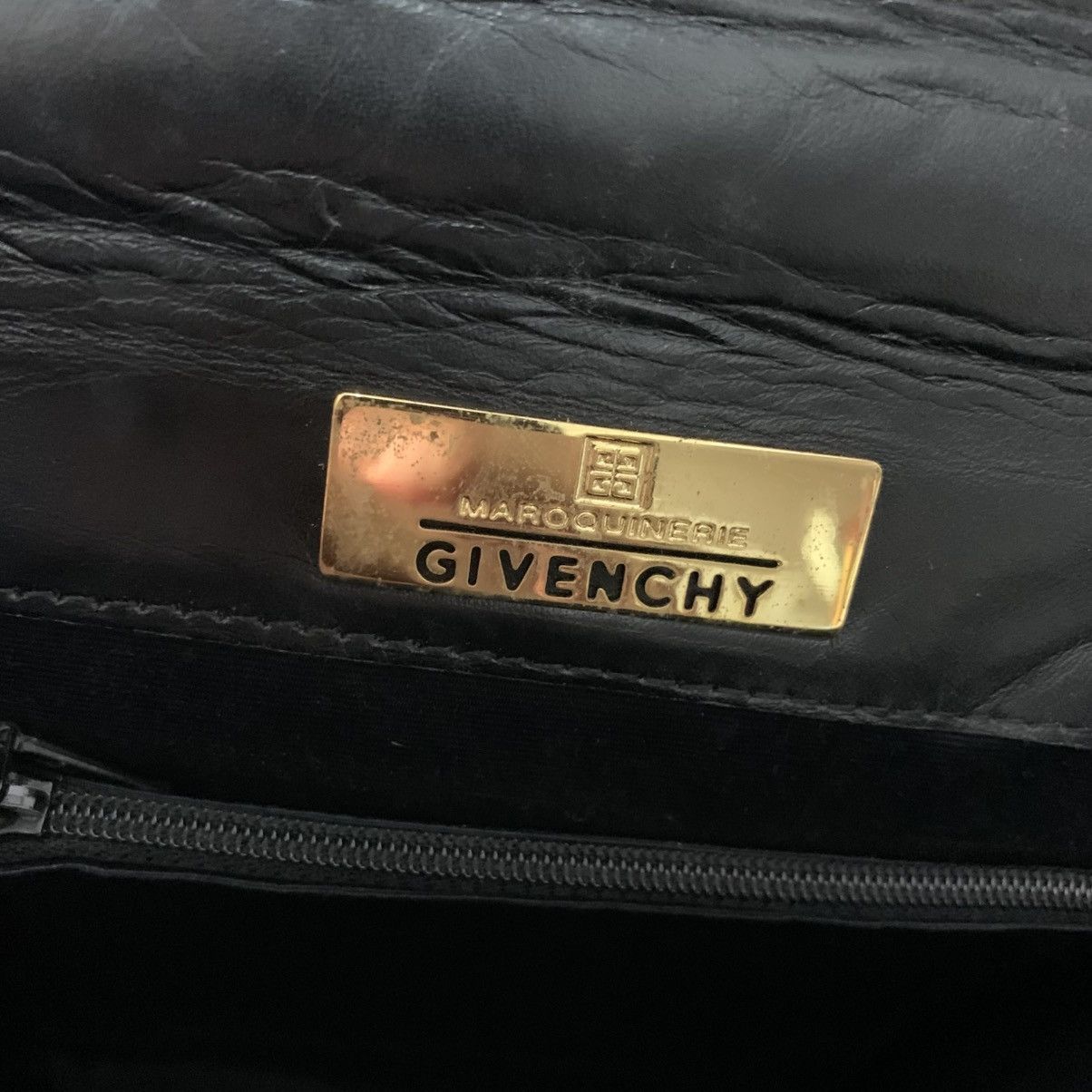Givenchy Givenchy Black Leather Kelly Top Bag Size ONE SIZE - 10 Thumbnail