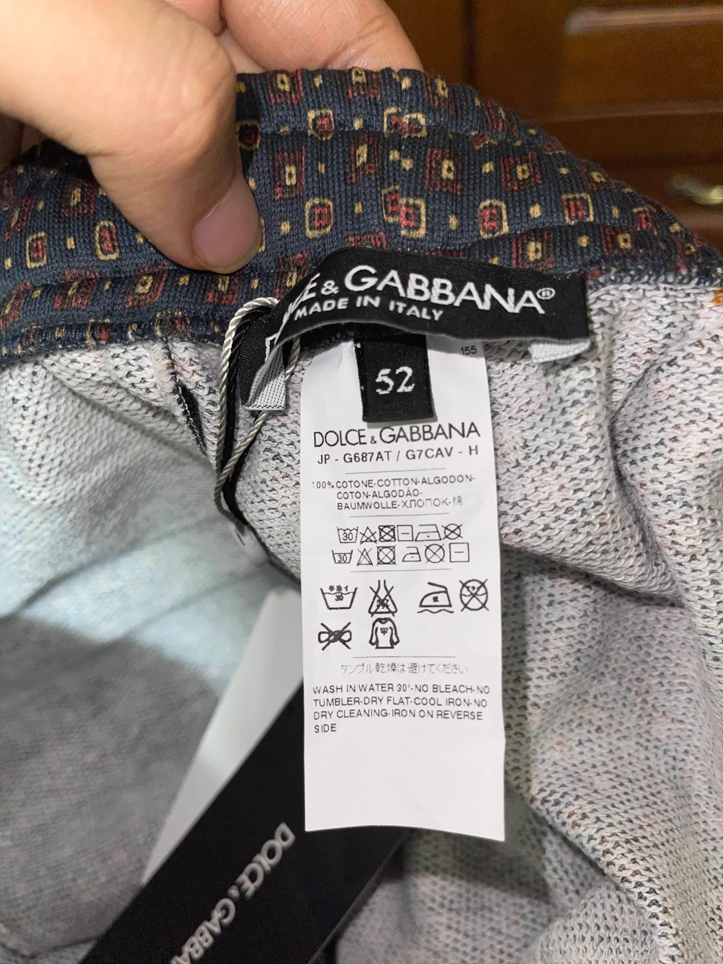 Dolce & Gabbana Dolce & Gabbana Loose Cotton Sweatpants 52 IT Size US 36 / EU 52 - 8 Thumbnail