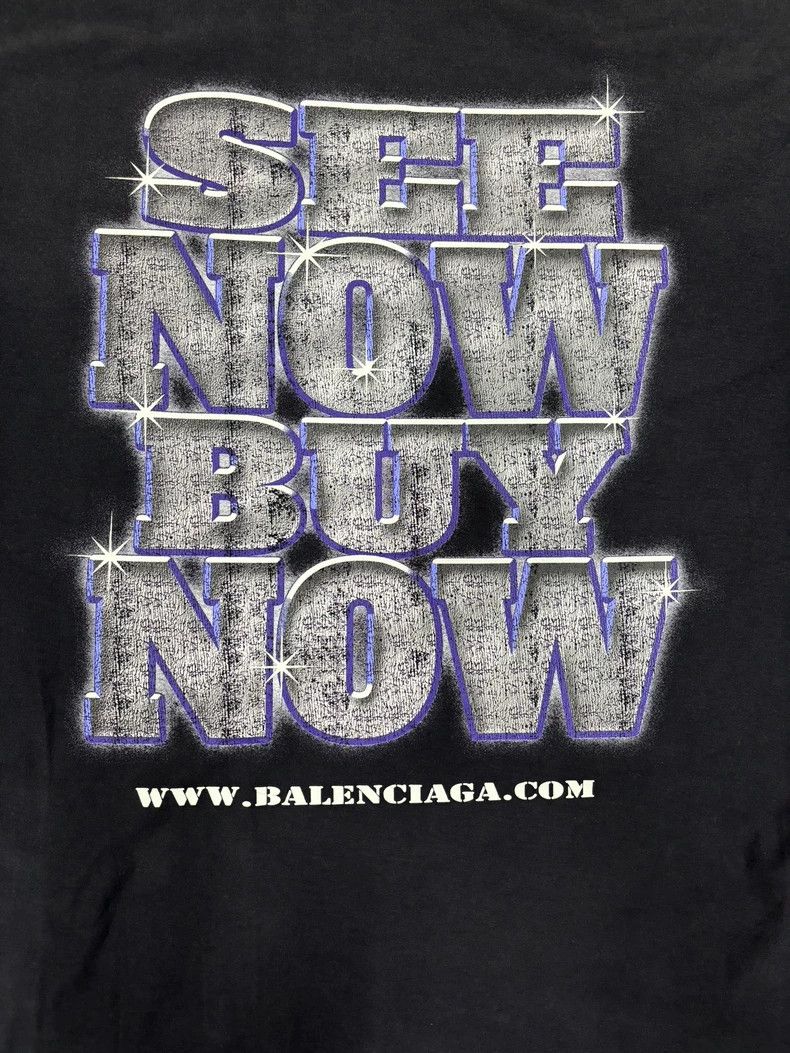 Balenciaga Balenciaga size 1 SS24 SNBN Letter Print Ripped Crew Neck S Size US M / EU 48-50 / 2 - 3 Thumbnail