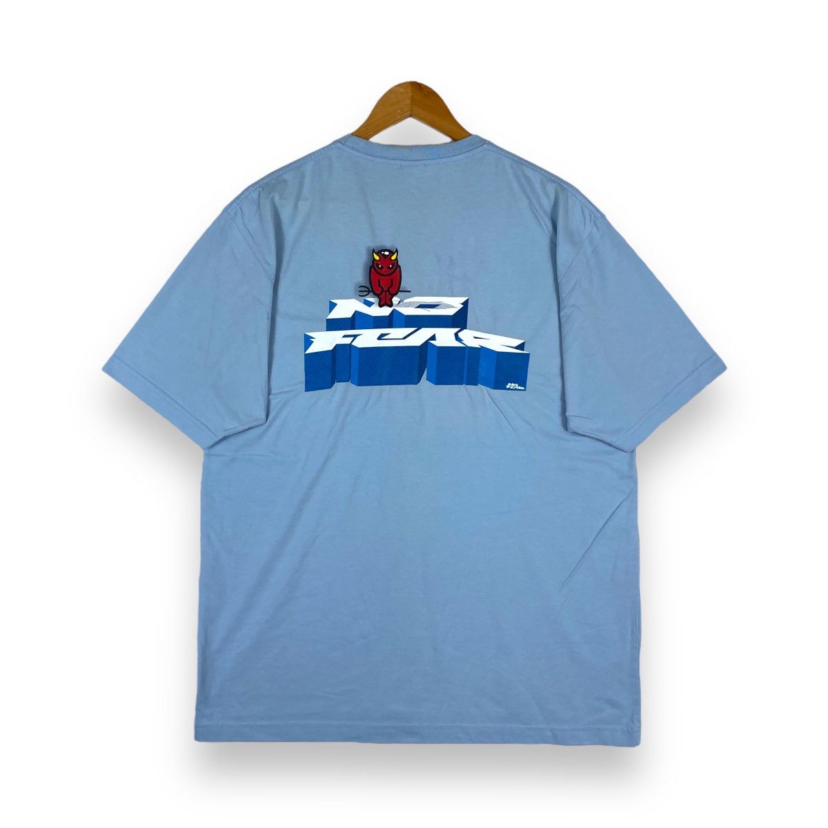 No Fear Vintage 90's NO FEAR USA Big Logo Skate Streetwear Tee Size US L / EU 52-54 / 3 - 1 Thumbnail