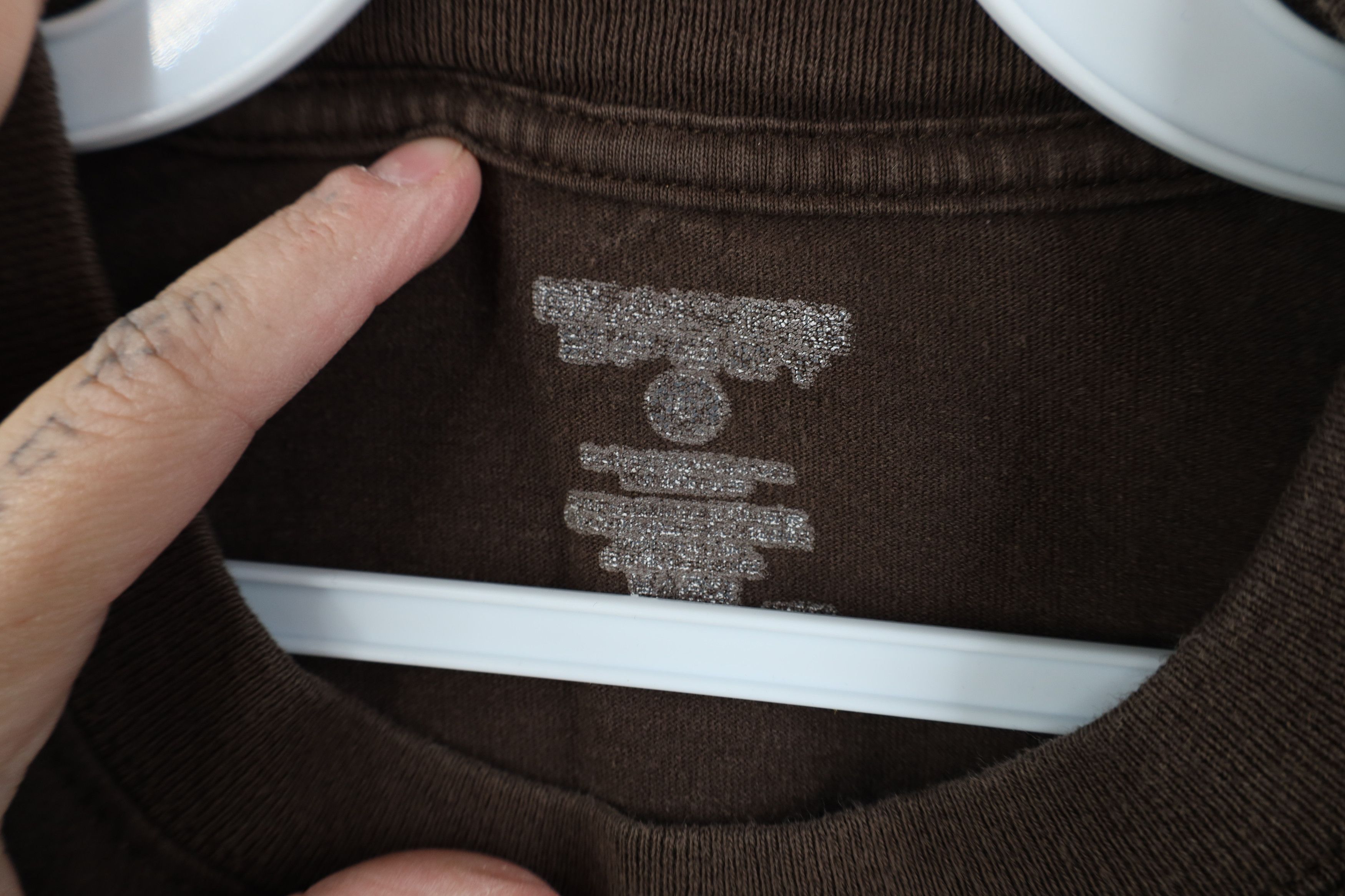Vintage Vintage Y2K Streetwear Long Sleeve T-Shirt Brown Cotton Size US M / EU 48-50 / 2 - 5 Thumbnail