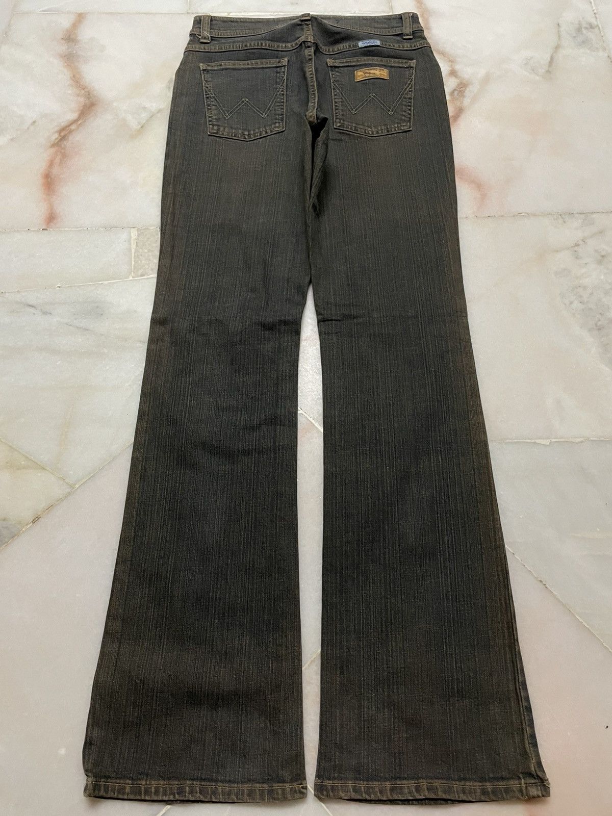 Wrangler 💥Flare💥Vintage Wrangler Western Buffalo Mudmax Bootcut Sick Size US 27 - 2 Thumbnail