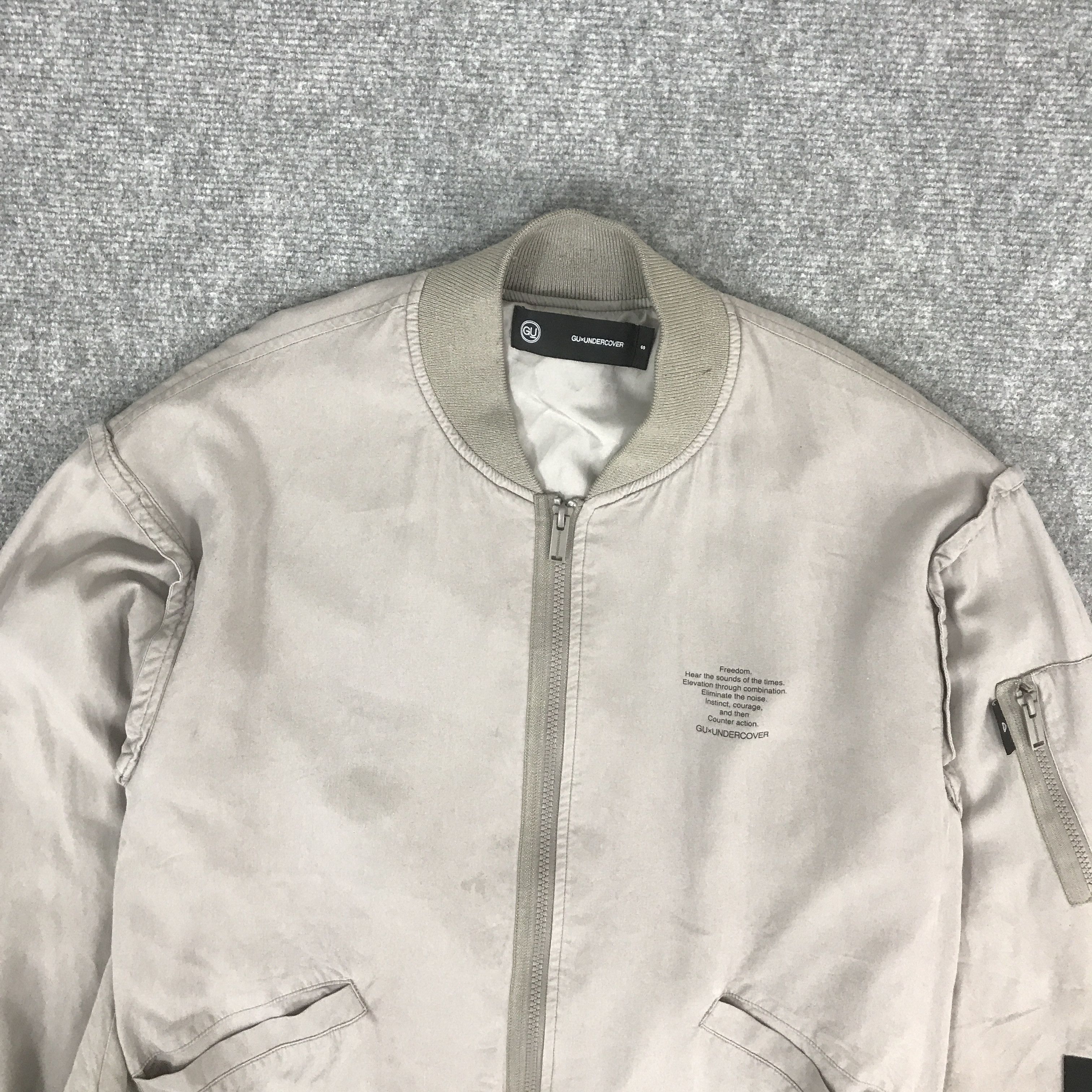 GU × Undercover GU X UNDERCOVER BOMBER SKULL JACKET K77B1 Size US S / EU 44-46 / 1 - 3 Thumbnail