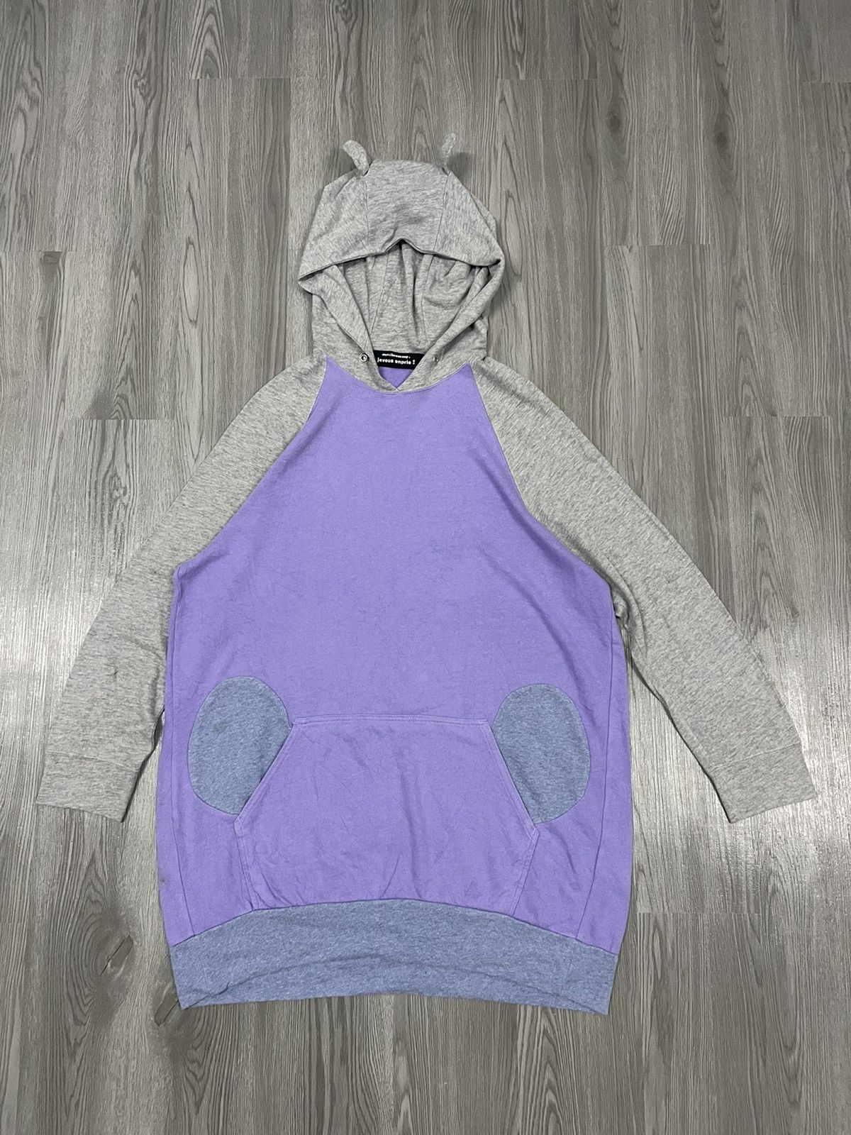 Issey Miyake × Japanese Brand × mercibeaucoup Mercibeaucoup mouse ear long Hoodies shirt Size M / US 6-8 / IT 42-44 - 1 Thumbnail