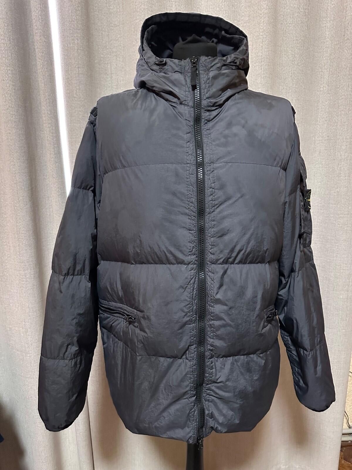 Stone Island STONE ISLAND GARMENT DYED CRINKLE REPS R-NY DOWN JACKET Size US XL / EU 56 / 4 - 3 Thumbnail