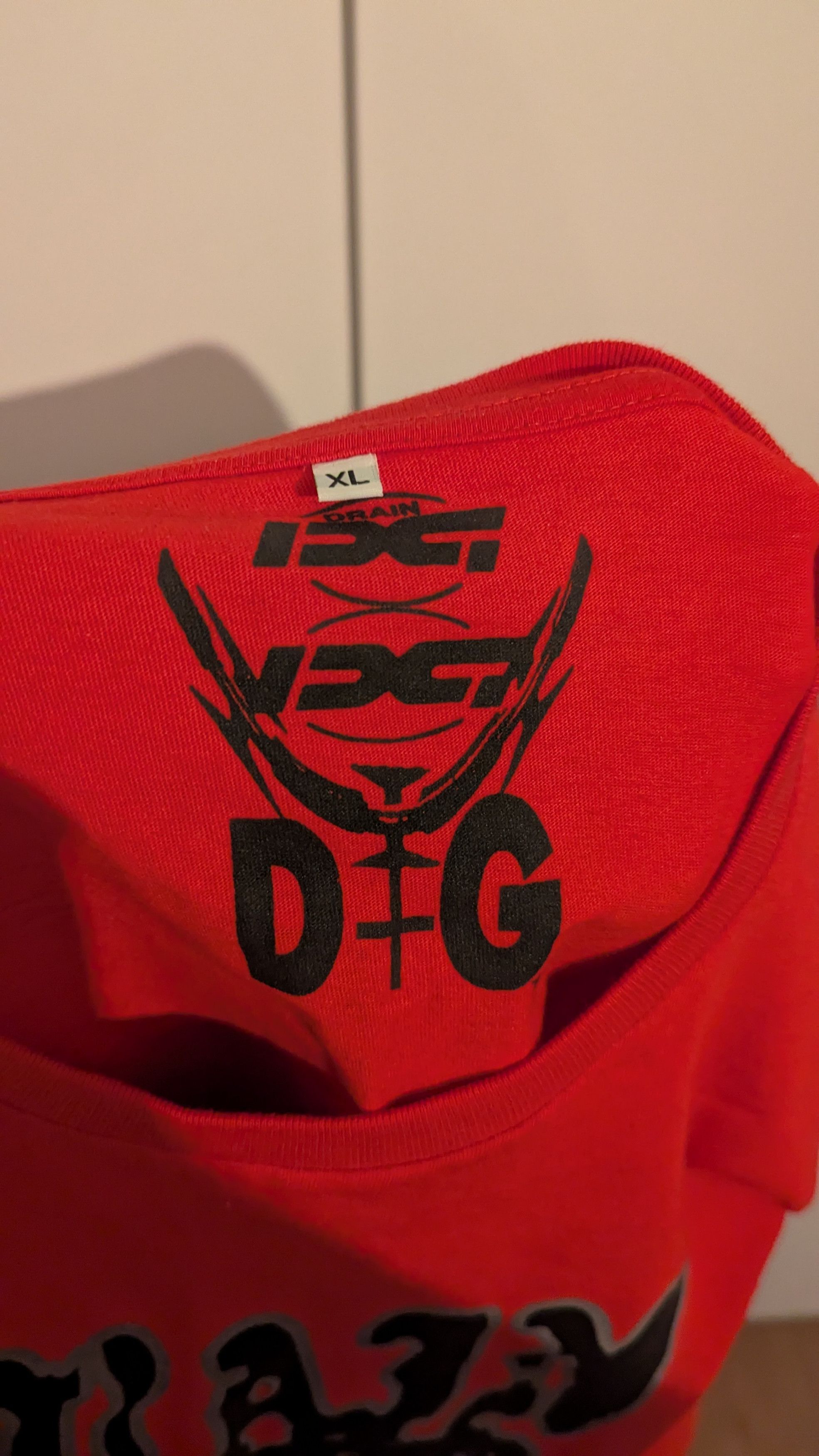 Drain Gang D9 Alien Drain Gang Bladee 3M Reflective Red T Shirt Size US XL / EU 56 / 4 - 4 Thumbnail
