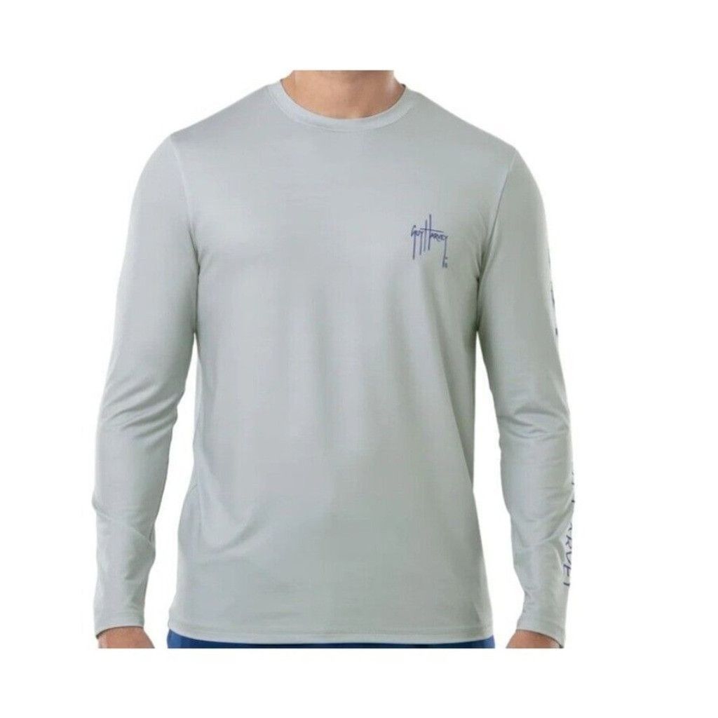 Guy Harvey Guy Harvey Men's Long Sleeve Sun Protection Top. Size Medium Size US M / EU 48-50 / 2 - 1 Thumbnail