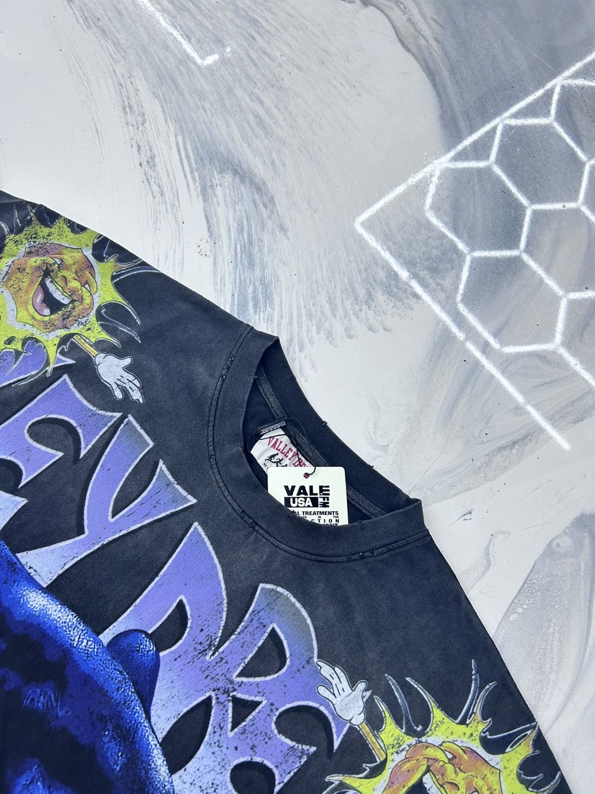 Vale Vale Fury Panther Big Tee Black Blue Yellow Size L Size US L / EU 52-54 / 3 - 8 Thumbnail