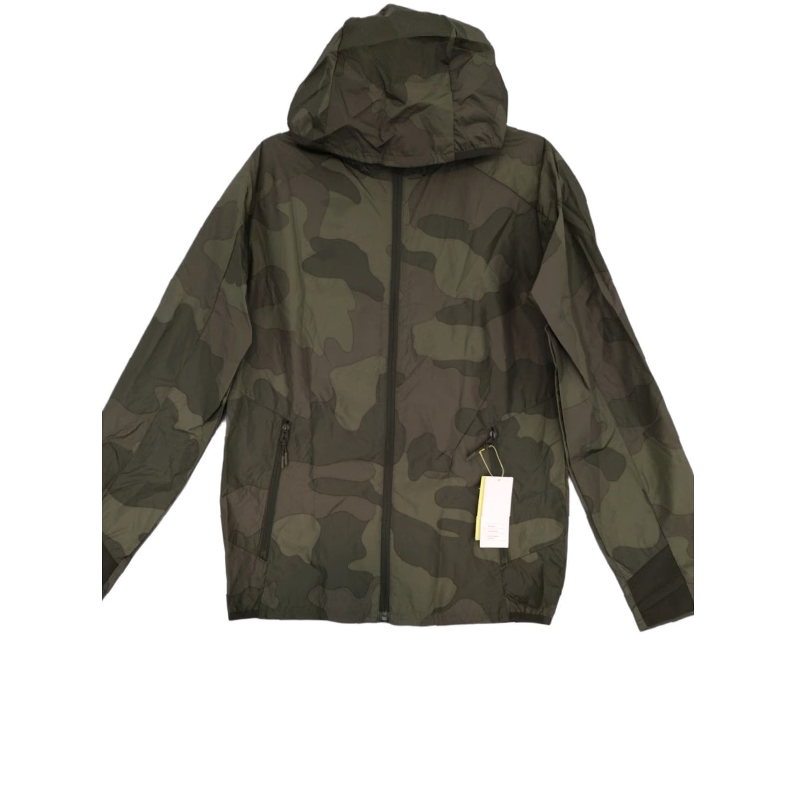 Vintage All In Motion Mens Hooded Windbreaker Jacket Olive Green Camo S Jacket Men Hooded Windbreaker Olive Green Camouflage S Mens Size US S / EU 44-46 / 1 - 1 Thumbnail