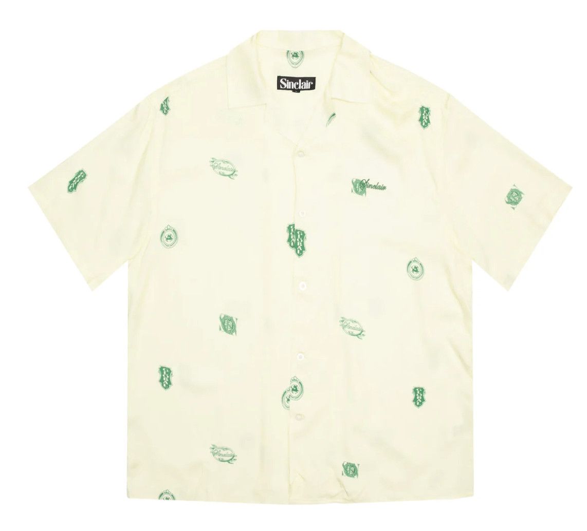 Legal Tender Vacation Short Sleeve Button Up Shirt Natural