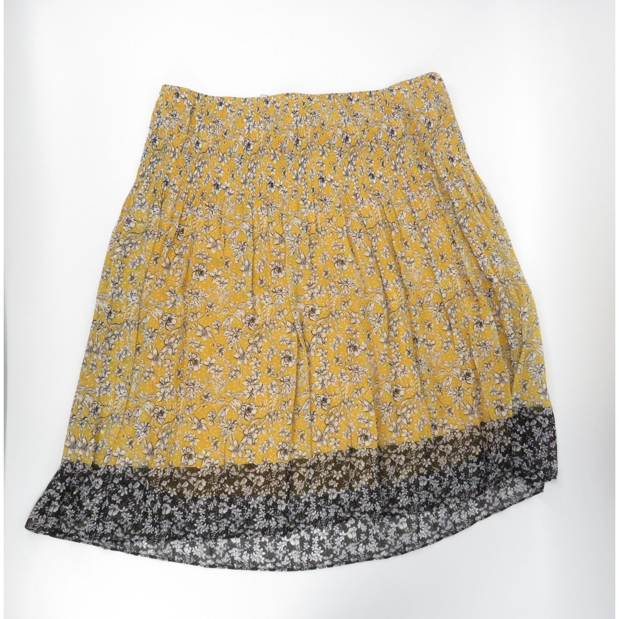 Other Max Studio Womens Floral Yellow & Black Skirt 3X NWT $78 Size 41" - 5 Thumbnail