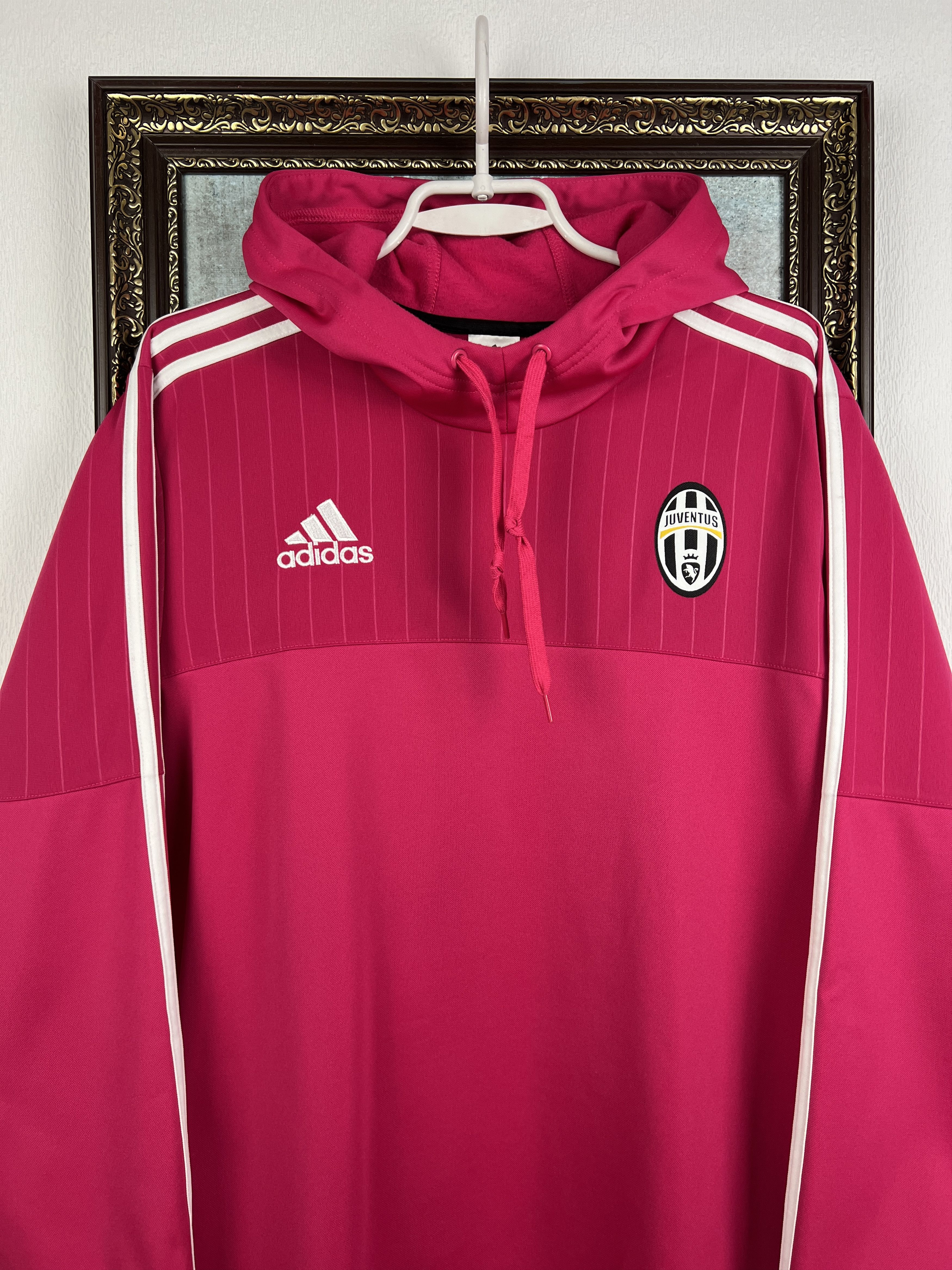 Adidas Juventus Football Jacket Hoodie Track Top Maglia Soccer Size US L / EU 52-54 / 3 - 2 Thumbnail