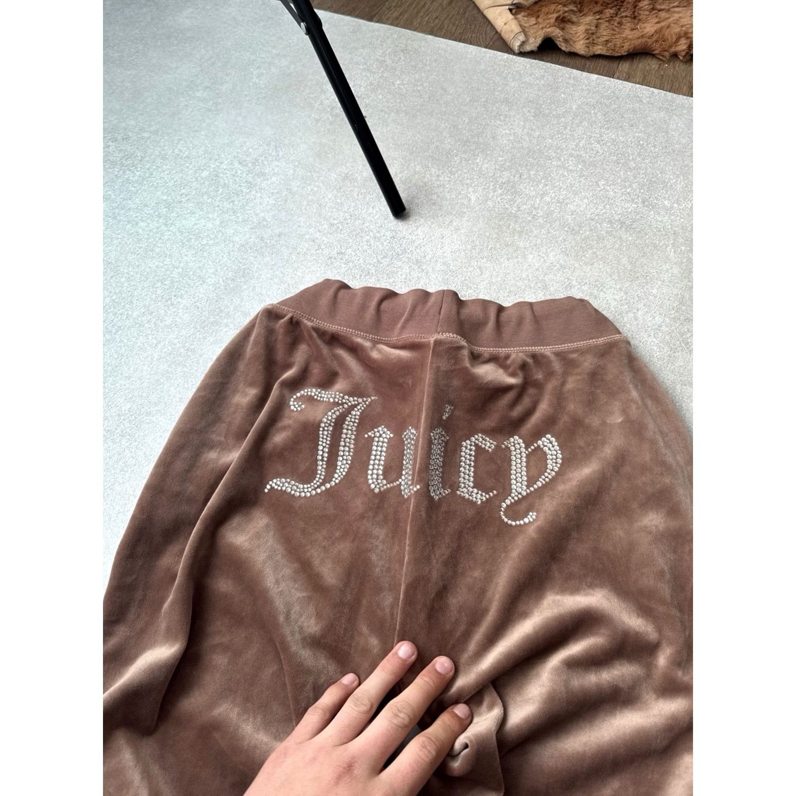 Juicy Couture Juicy Couture Velour Y2K track suit woman size S-M Rhinestones Logo Brown Size S / US 4 / IT 40 - 5 Thumbnail