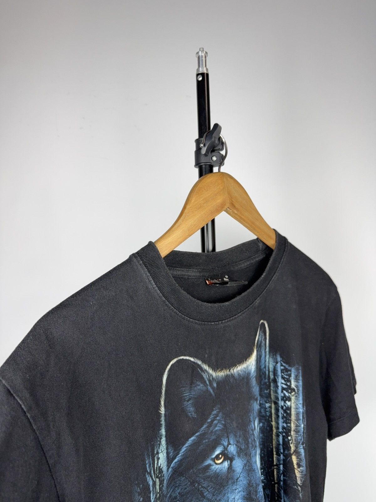 Vintage 90s Retro Vintage Wolf Graphic T-Shirt Native American Art Size US M / EU 48-50 / 2 - 5 Thumbnail